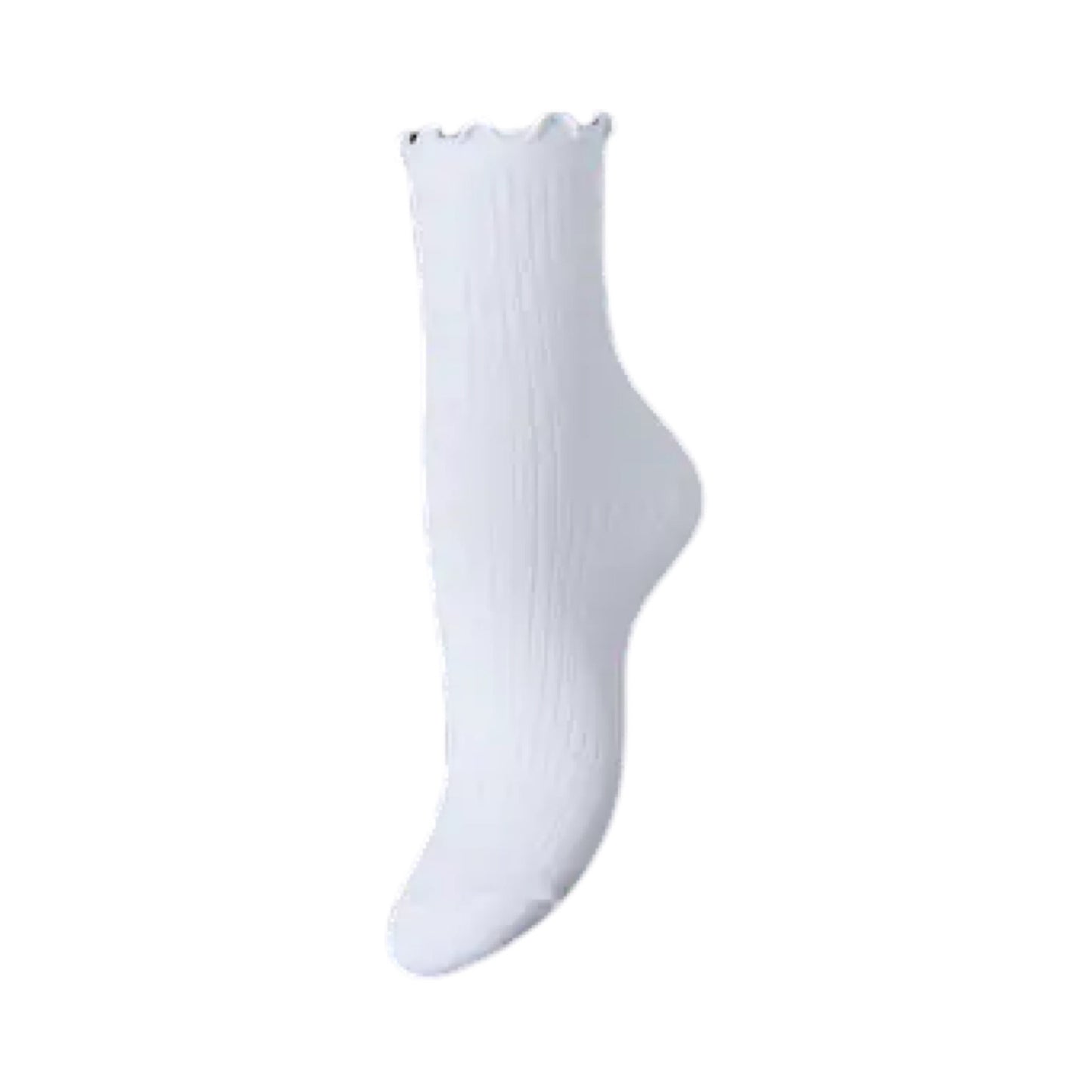 Pieces - PCafia Socks noos - White - Merle og Wilde ApS