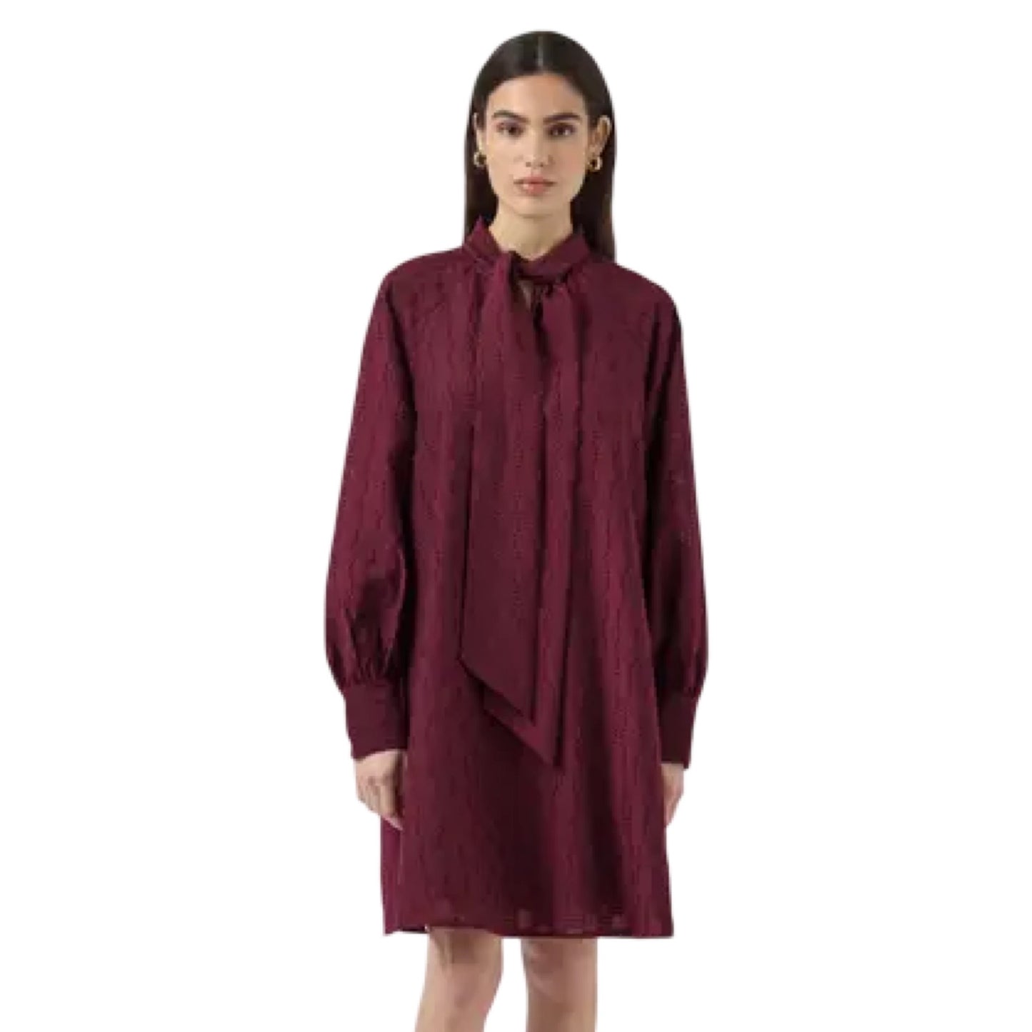 YAS - Yasjulina LS Dress - Port royale - Merle og Wilde ApS