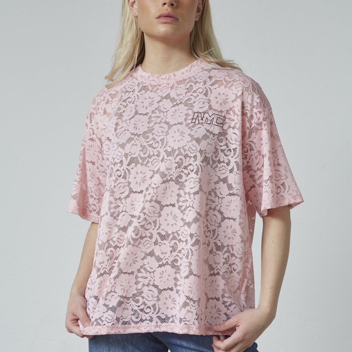 Love & Divine - Blonde T-shirt Love1337 - Baby pink - Merle og Wilde ApS