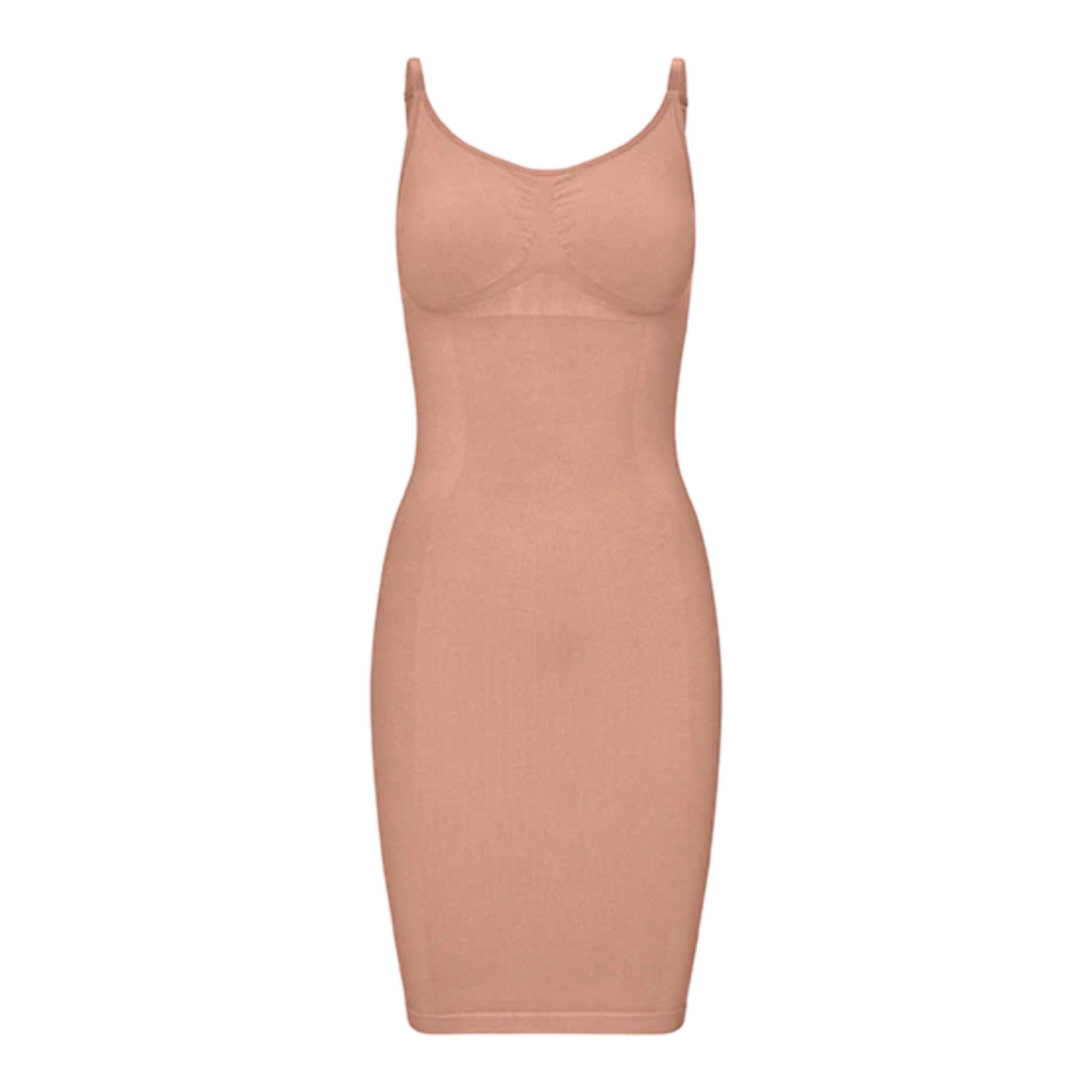 Lykkeland - Second skin shaping slip dress - Tan