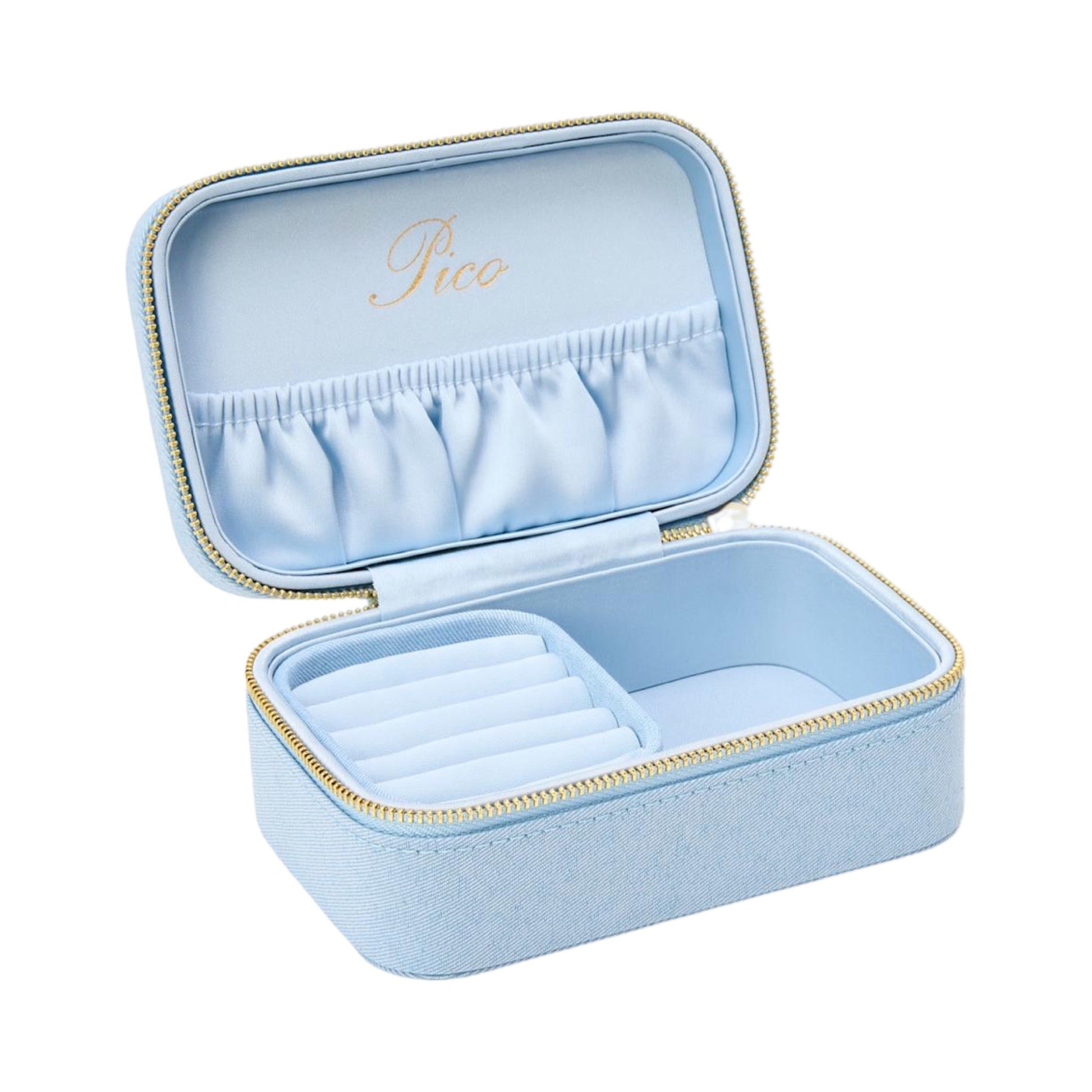Pico - Large Tricket box (smykkeskrin) - Blue - Merle og Wilde ApS