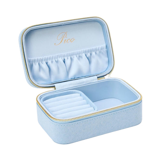 Pico - Large Tricket box (smykkeskrin) - Blue - Merle og Wilde ApS