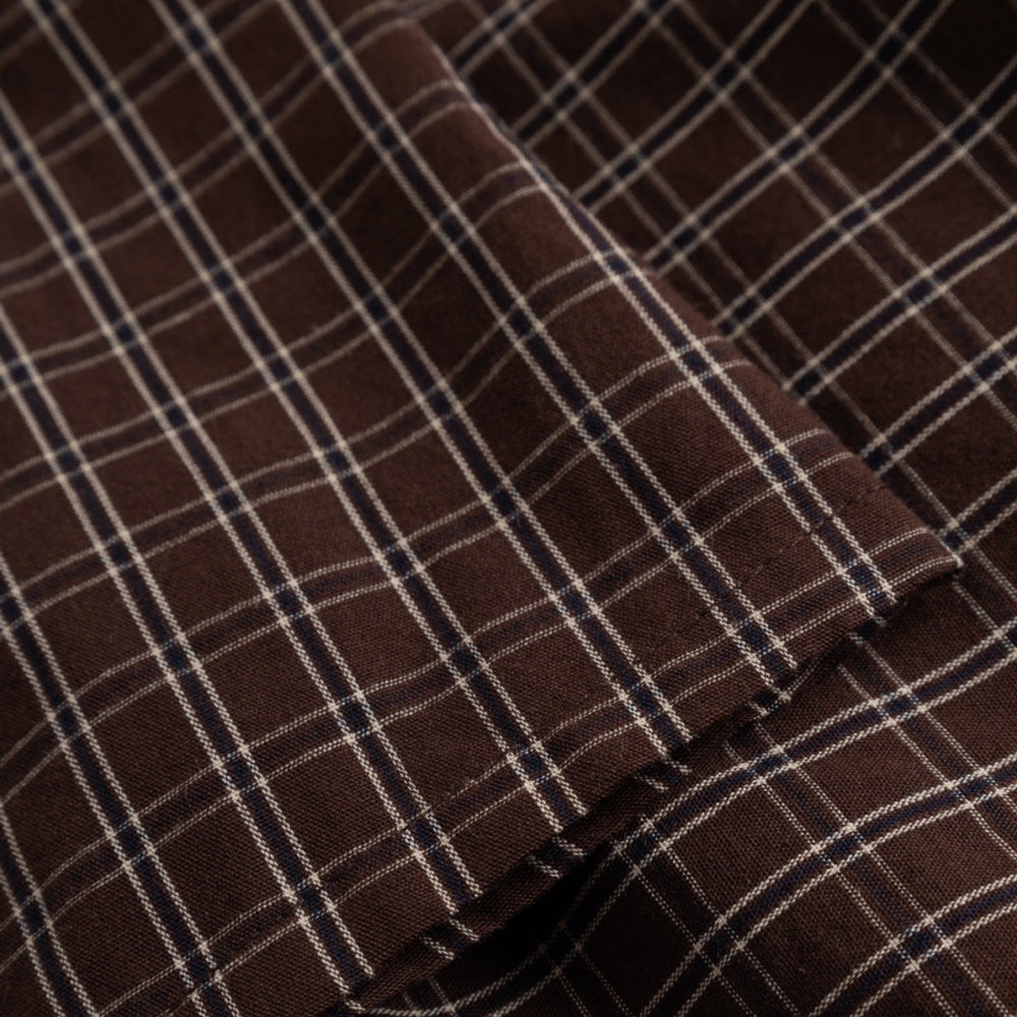 Noella - Kesha LS Blouse Cari Brown Check - Merle og Wilde ApS