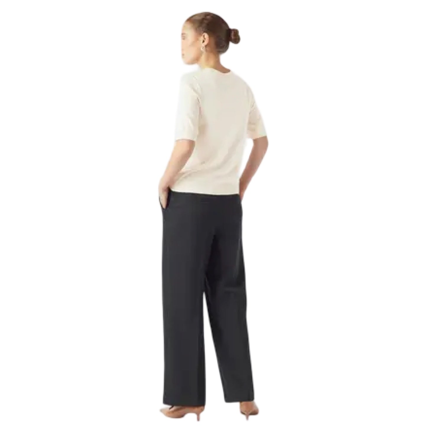 YAS - YAslena SS knit pullover s. Noos - Birch - Merle og Wilde ApS