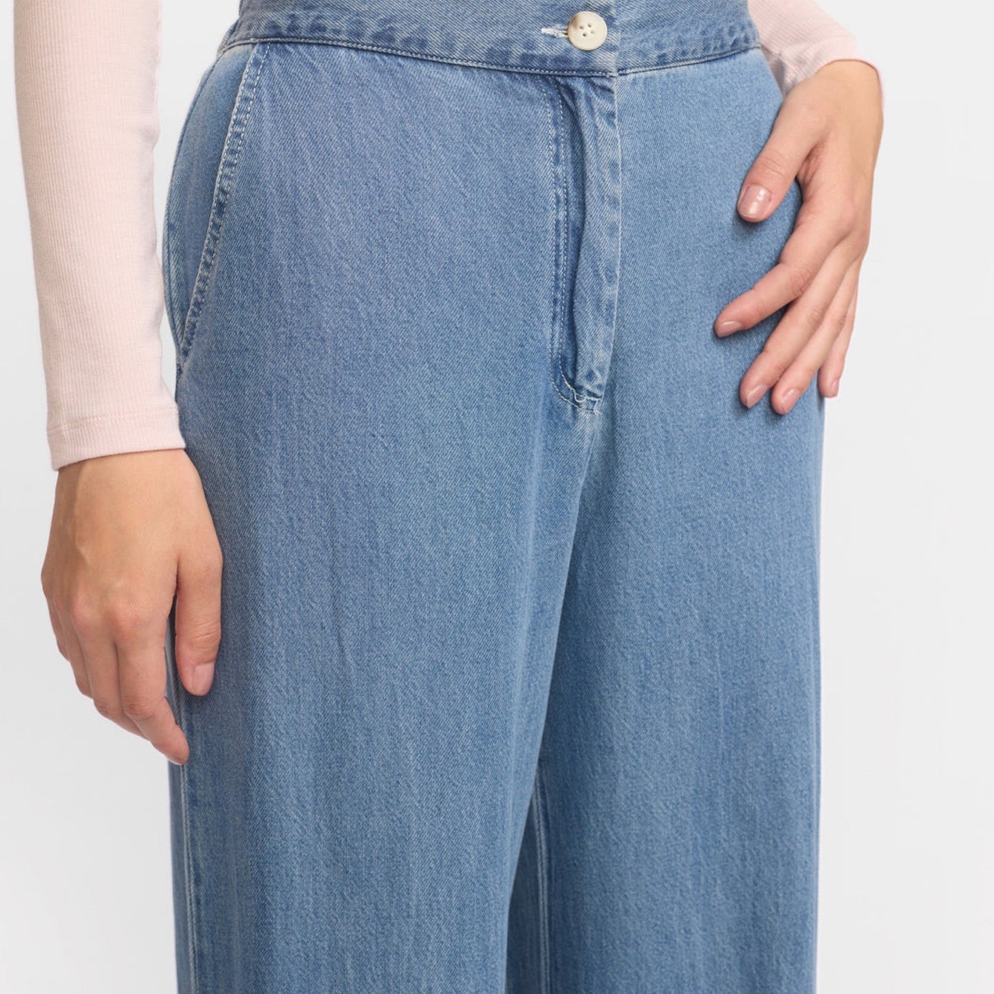 Soft rebels - SRChristy pants - Greyish light blue - Merle og Wilde ApS