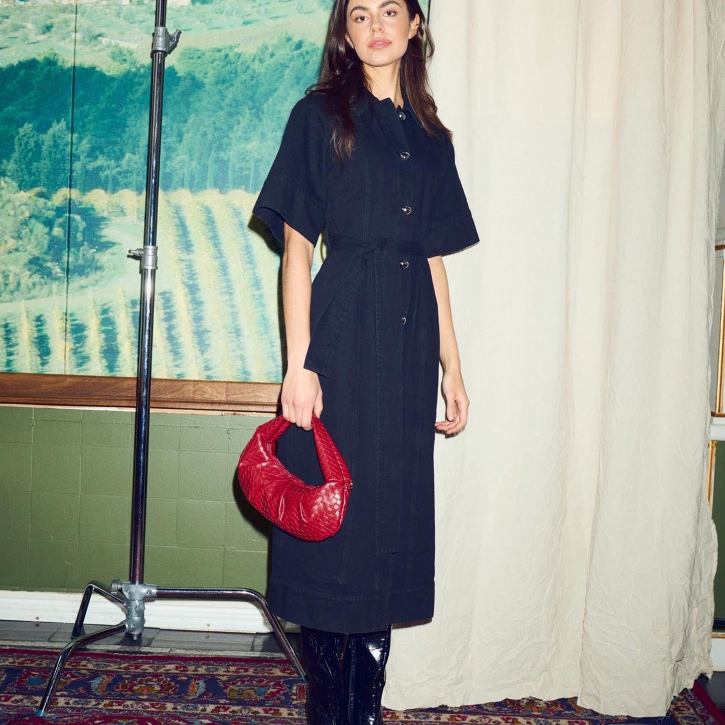 Noella - Keisley dress - Black Wash