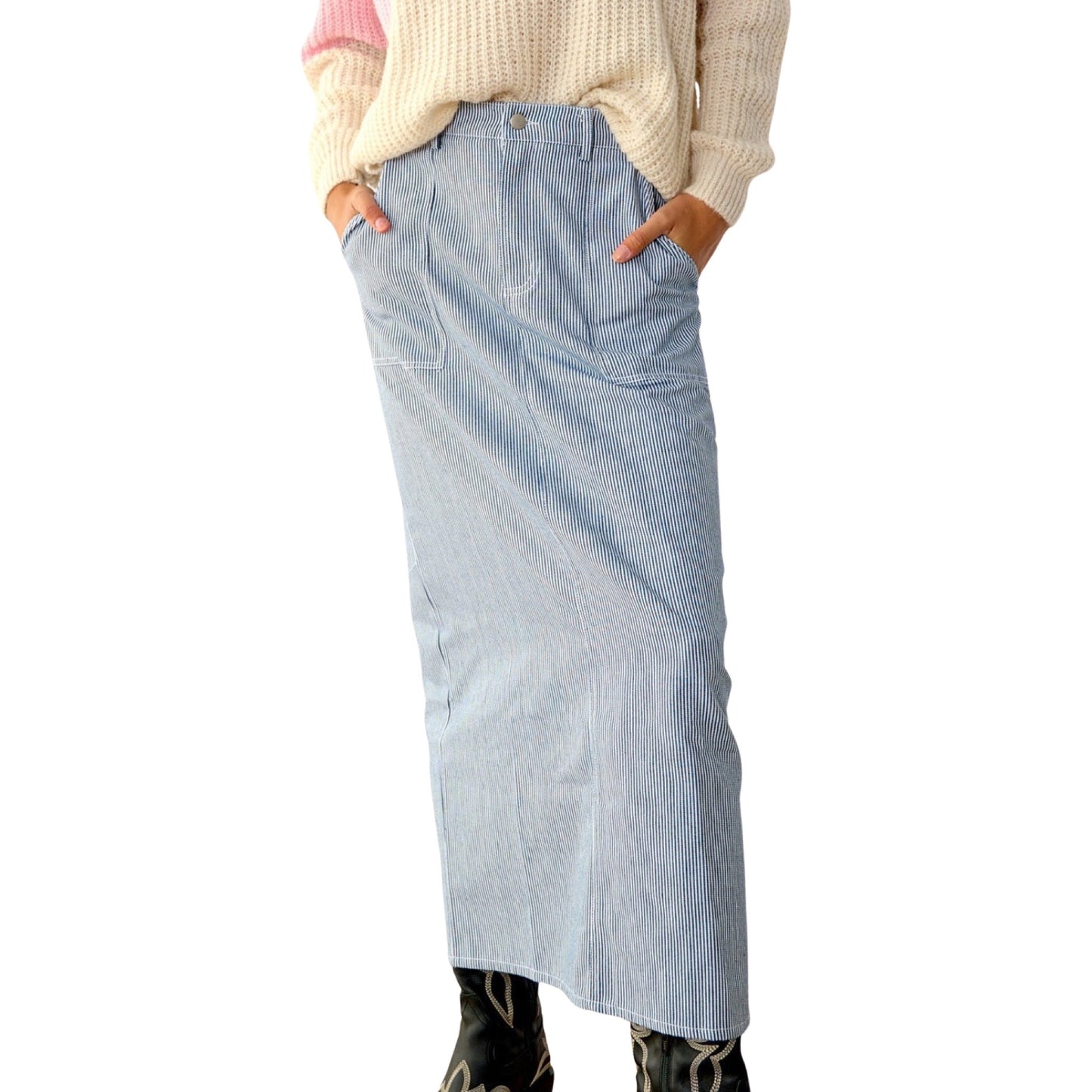 Noella - Benita skirt - Light blue