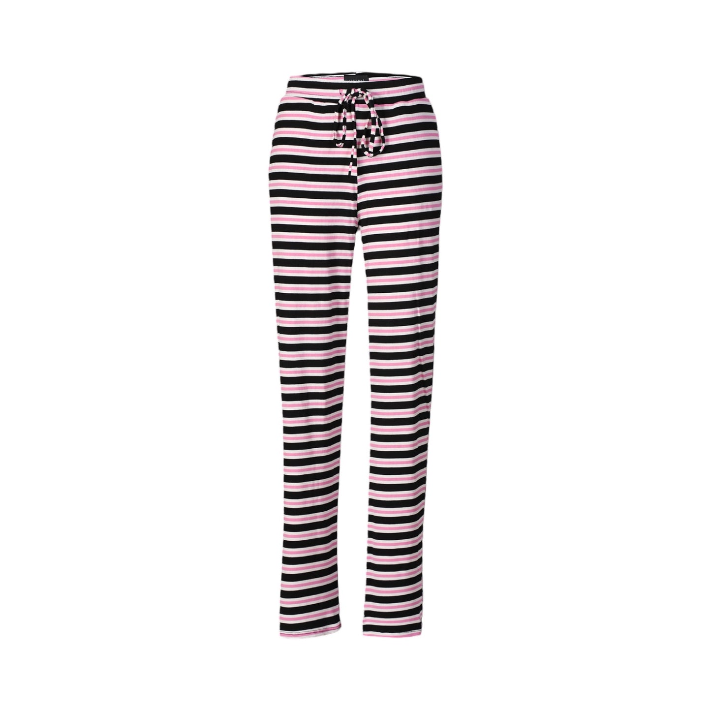 Liberte - Natalia - straight - pants - Bubblegum/white/black - Merle og Wilde ApS