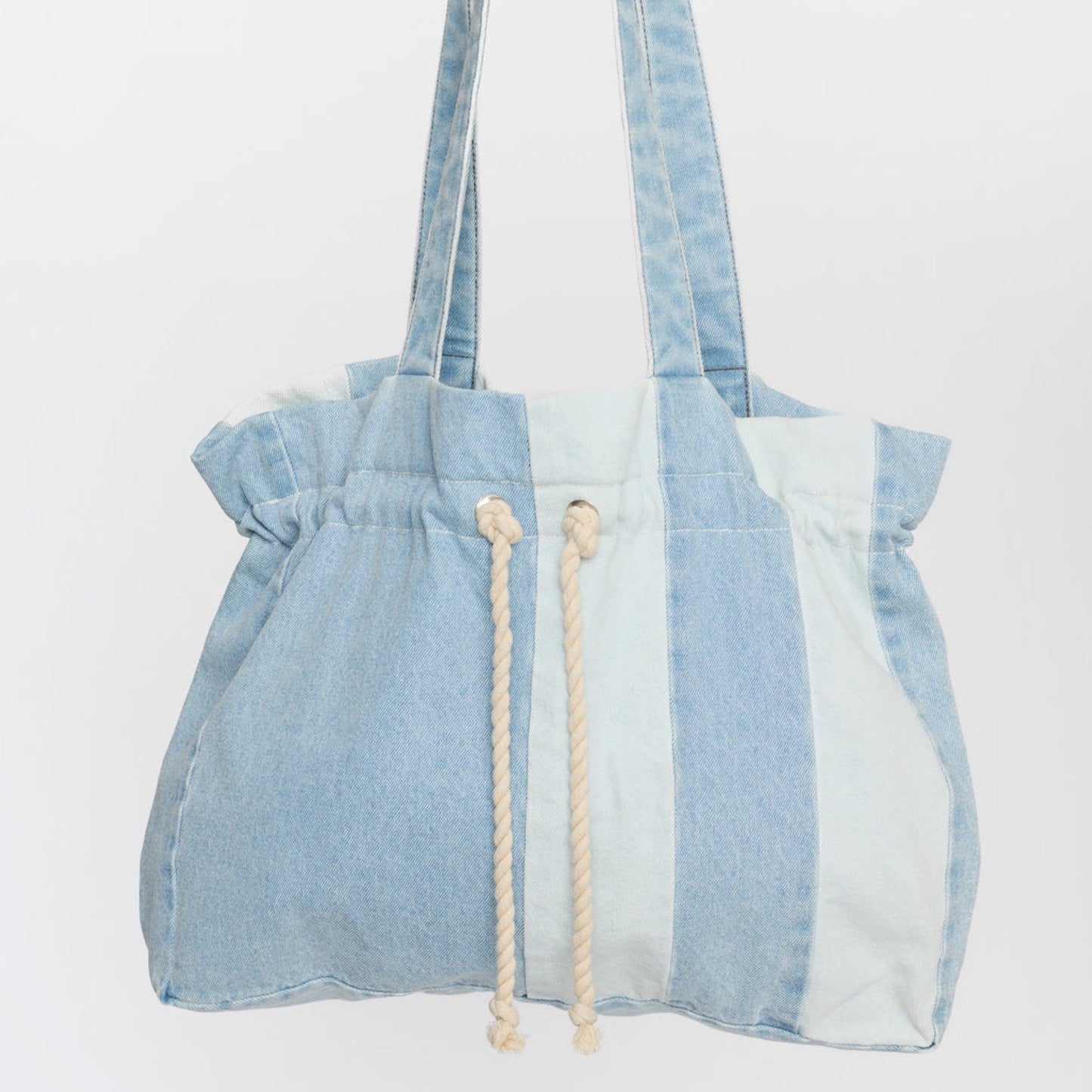 Soft rebels - SRMacy Tote bag - Mixed denim - Merle og Wilde ApS