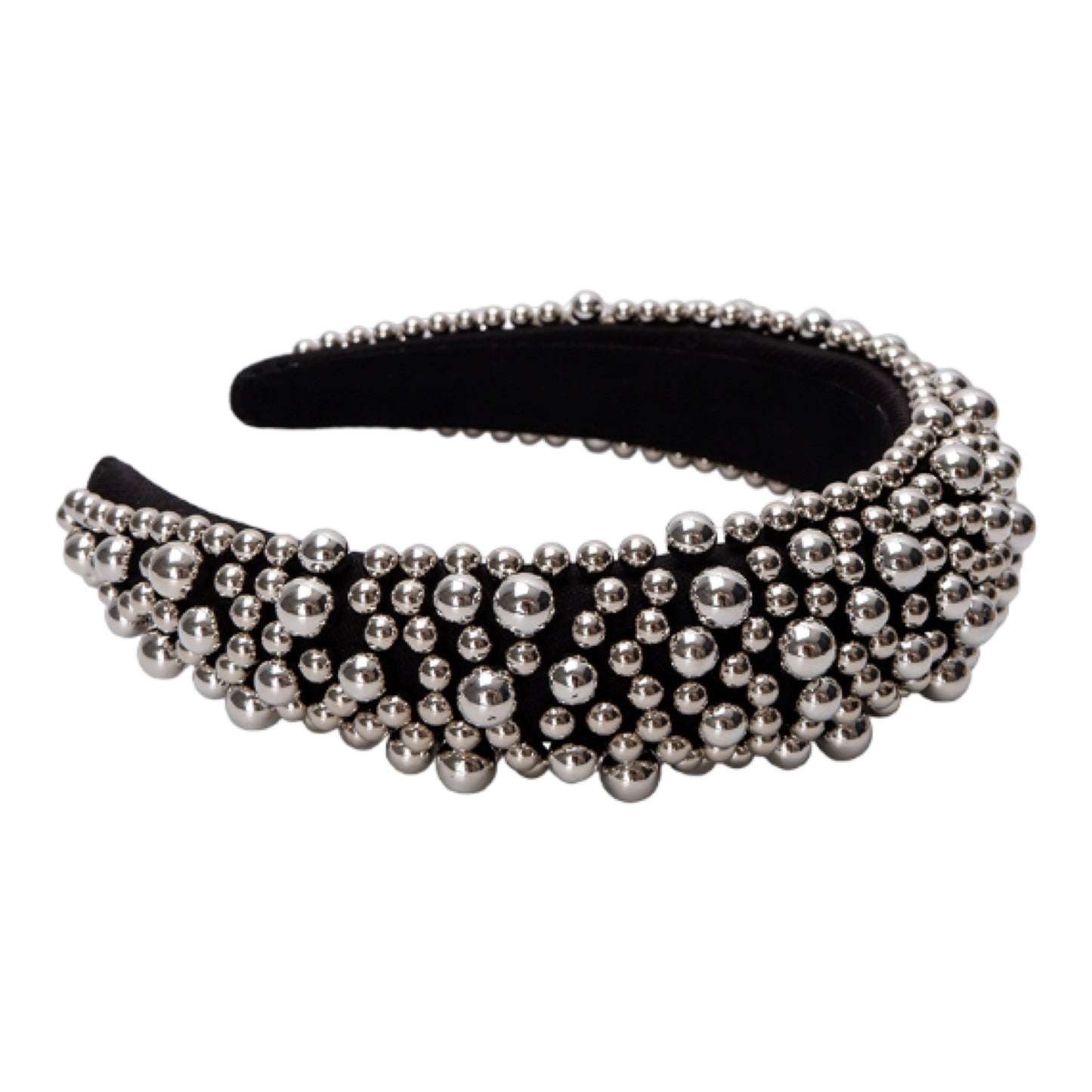 Black colour - BCshaffer headband - Black/silver