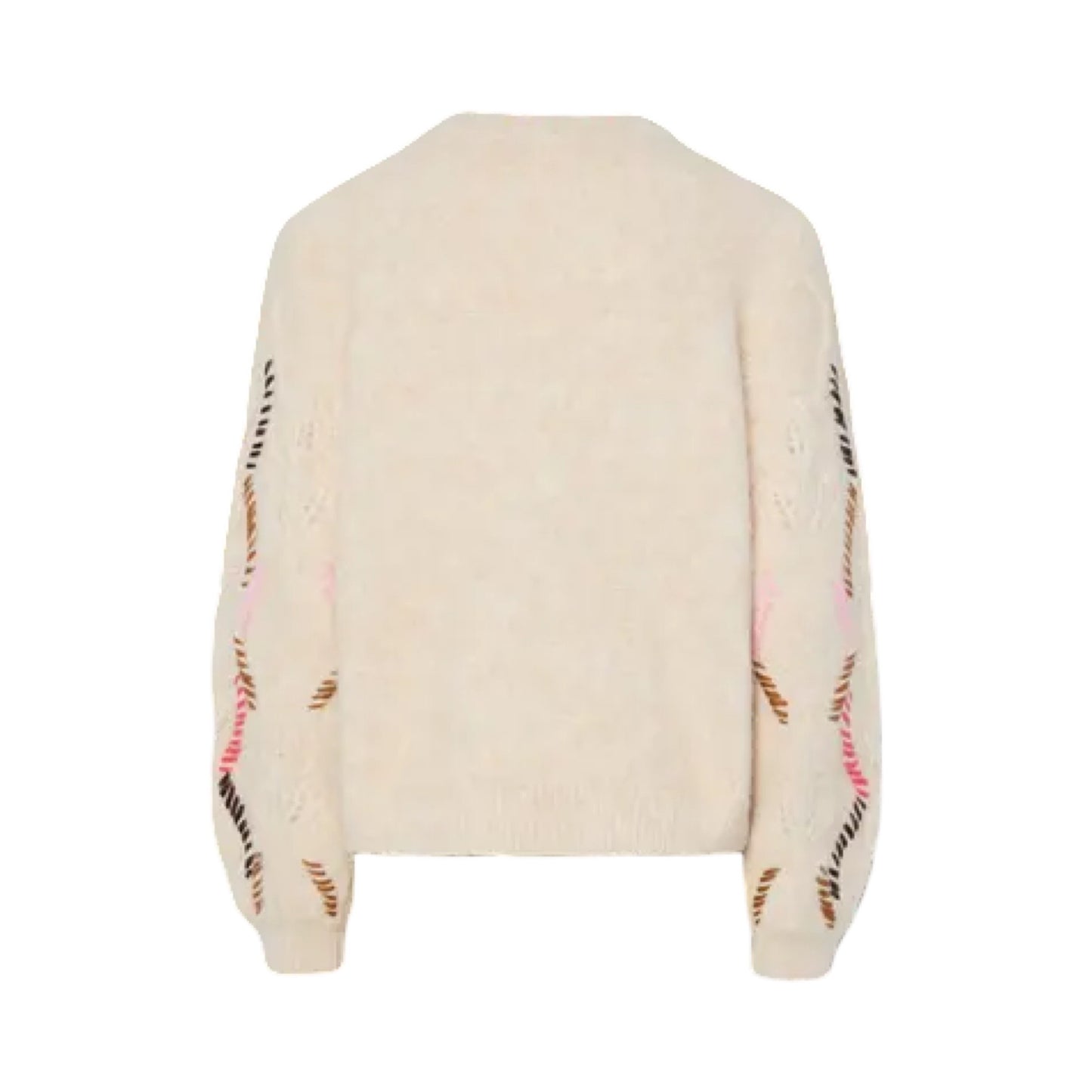YAS - Yasgabbi LS knit. Pullover s. - Birch/melange - Merle og Wilde ApS