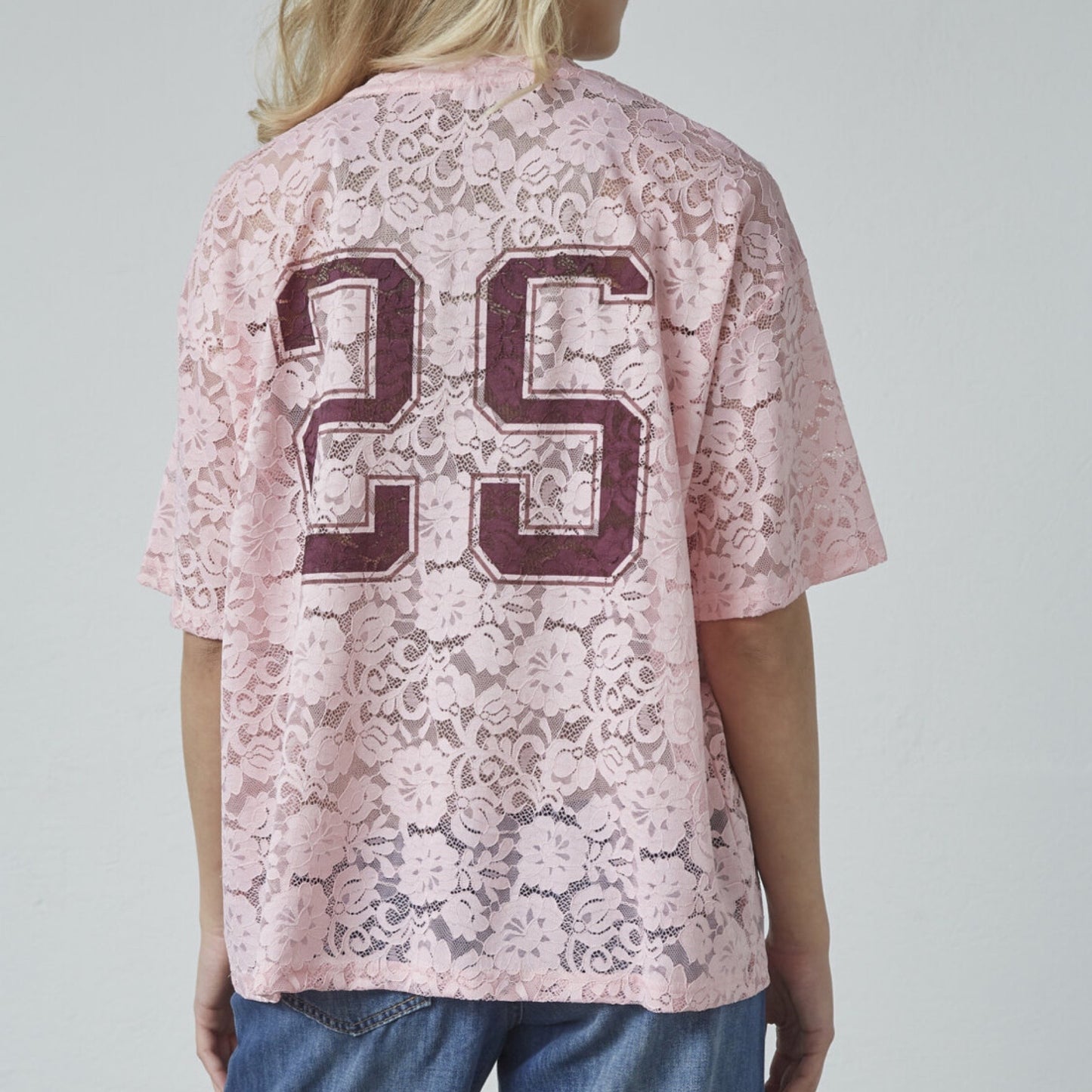 Love & Divine - Blonde T-shirt Love1337 - Baby pink - Merle og Wilde ApS