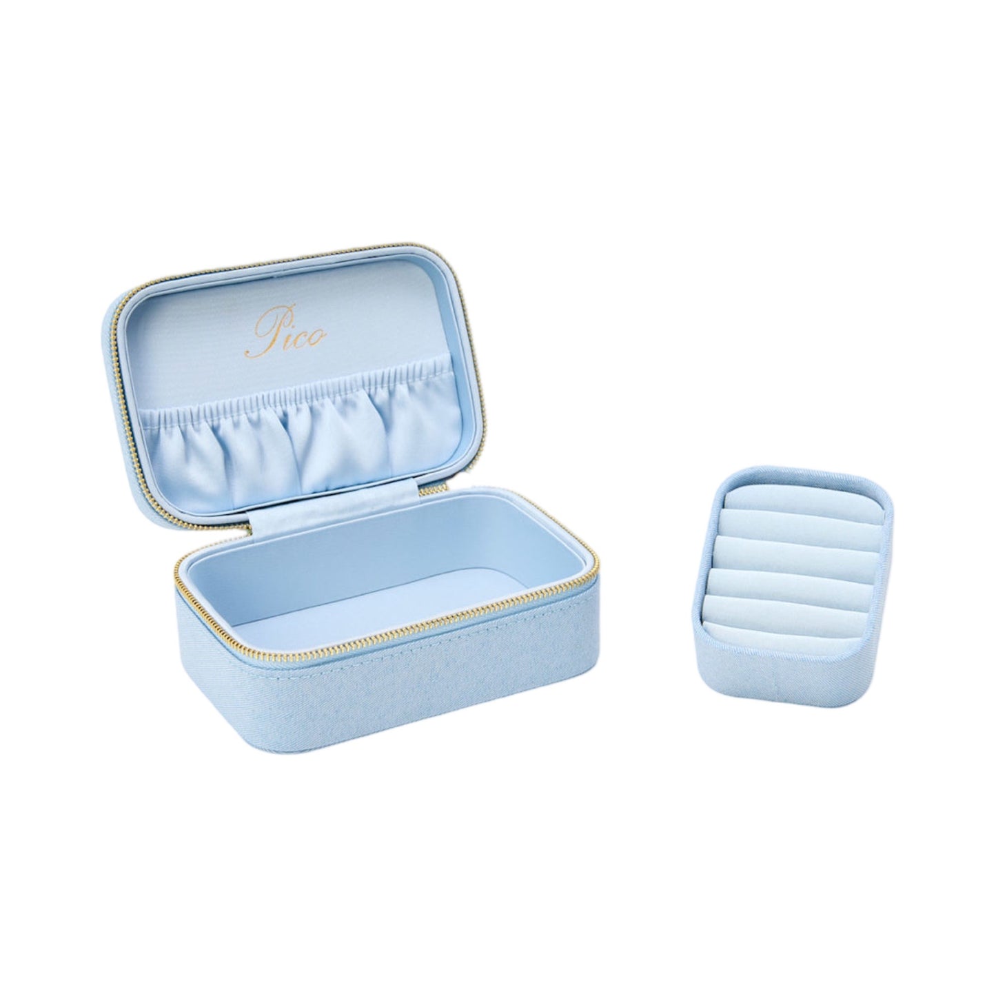 Pico - Large Tricket box (smykkeskrin) - Blue - Merle og Wilde ApS