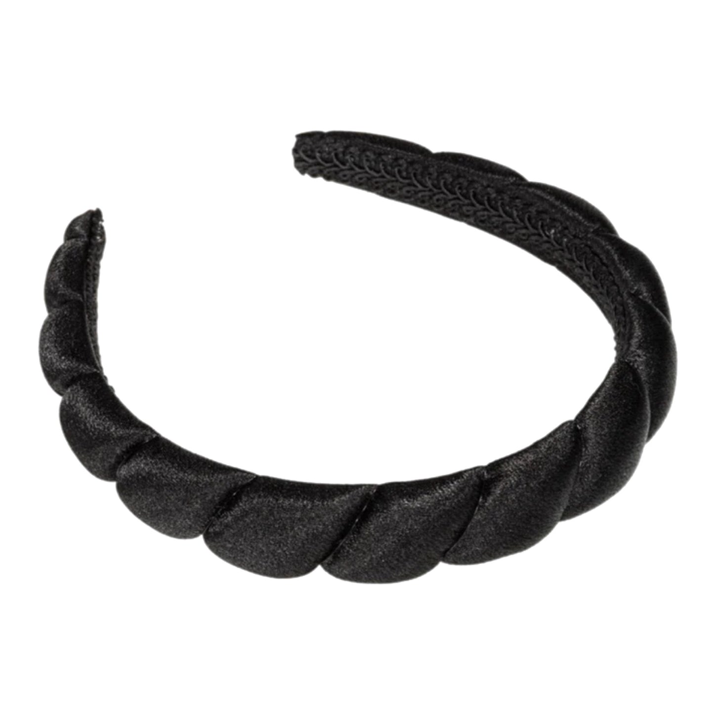 Pico - Salicita hårbøjle - Black satin