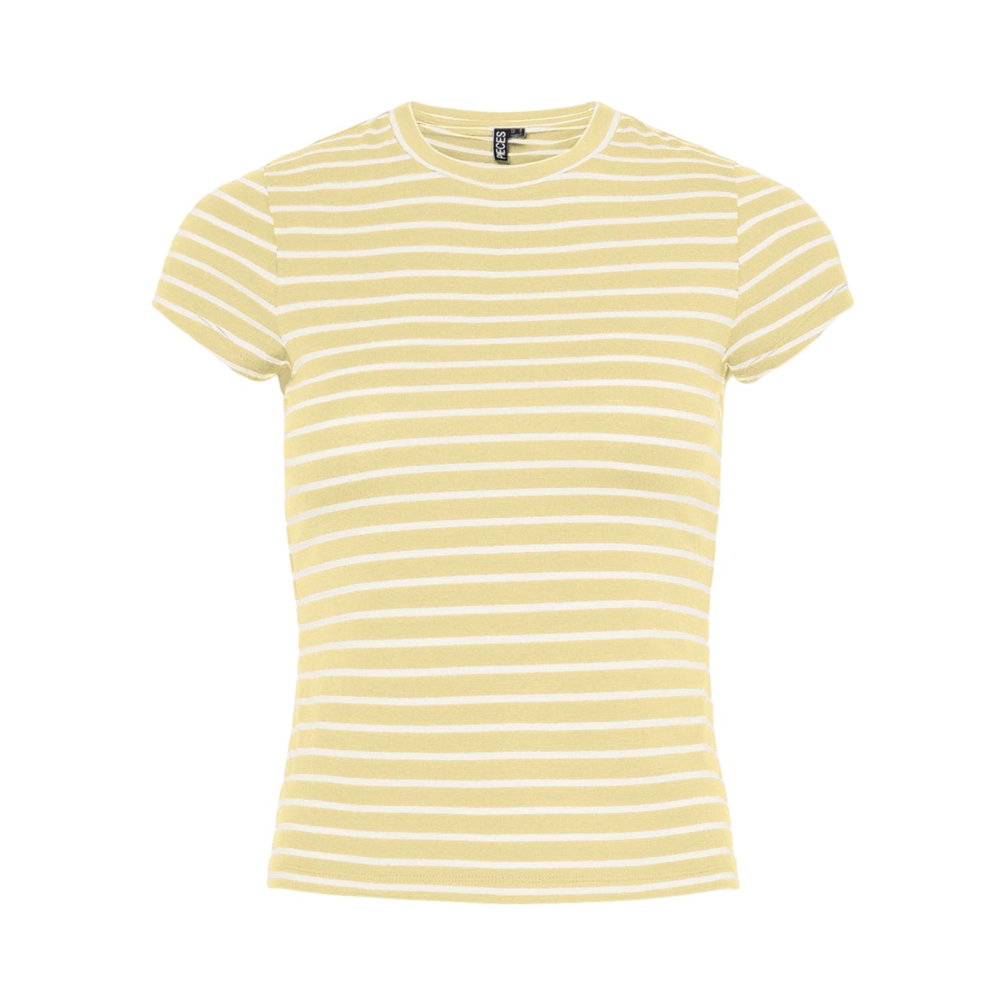 Pieces - PCmonique Camp sleeve tee - French vanilla coconut Milk - Merle og Wilde ApS
