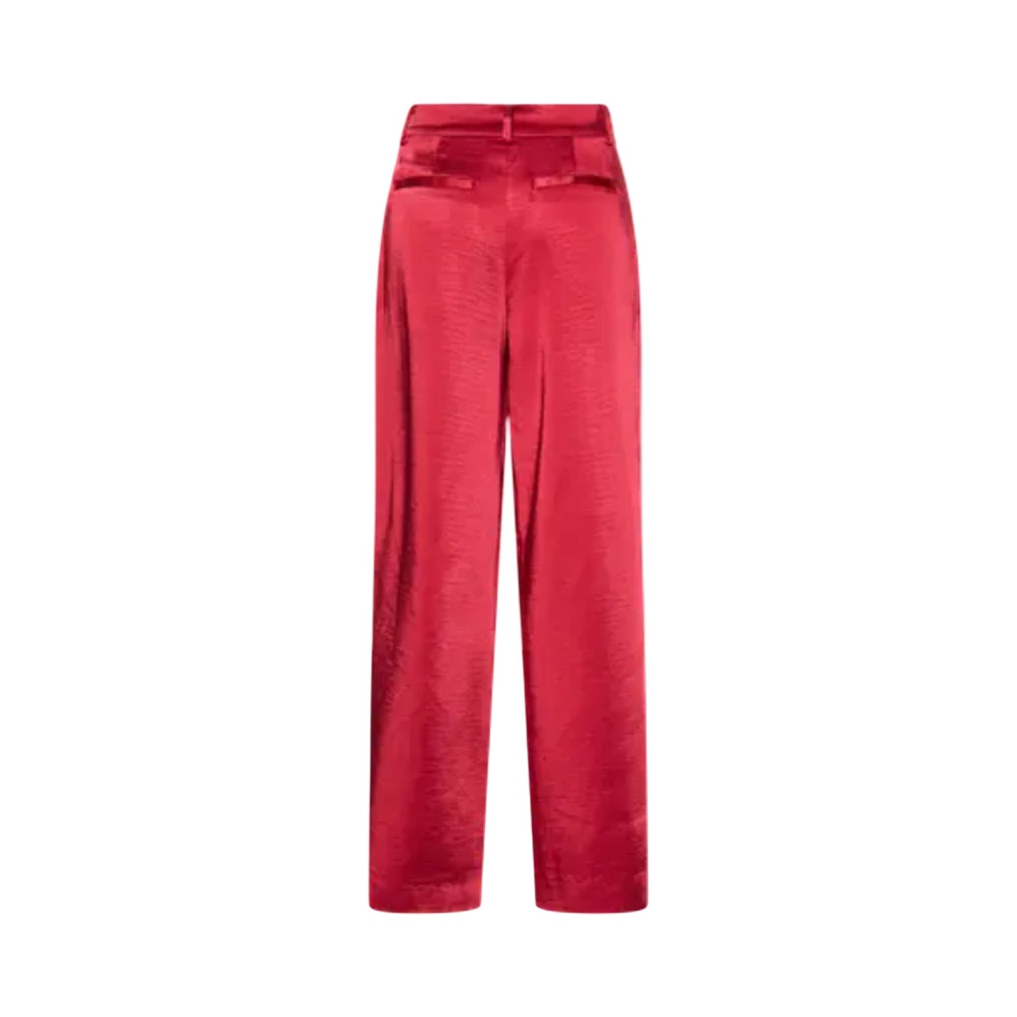 YAS - YASvima HW satin pants show - Jester Red - Merle og Wilde ApS