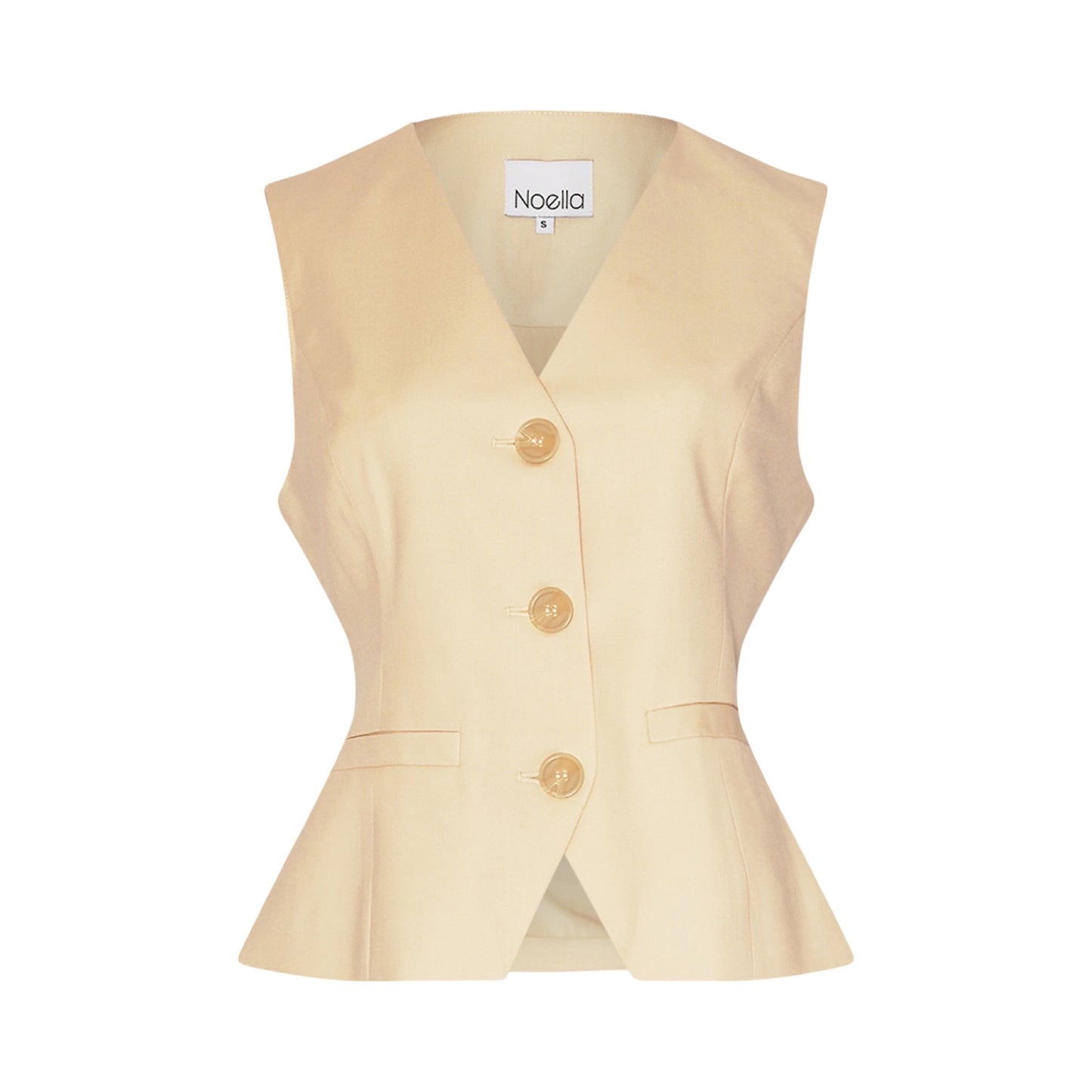 Noella - Kasaundra vest - Butter - Merle og Wilde ApS