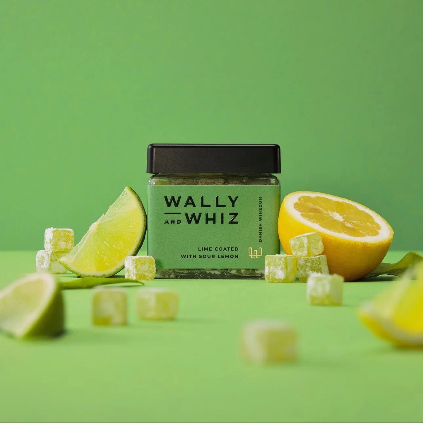Wally and whiz - Lime med sur citron 140 g - Merle og Wilde ApS