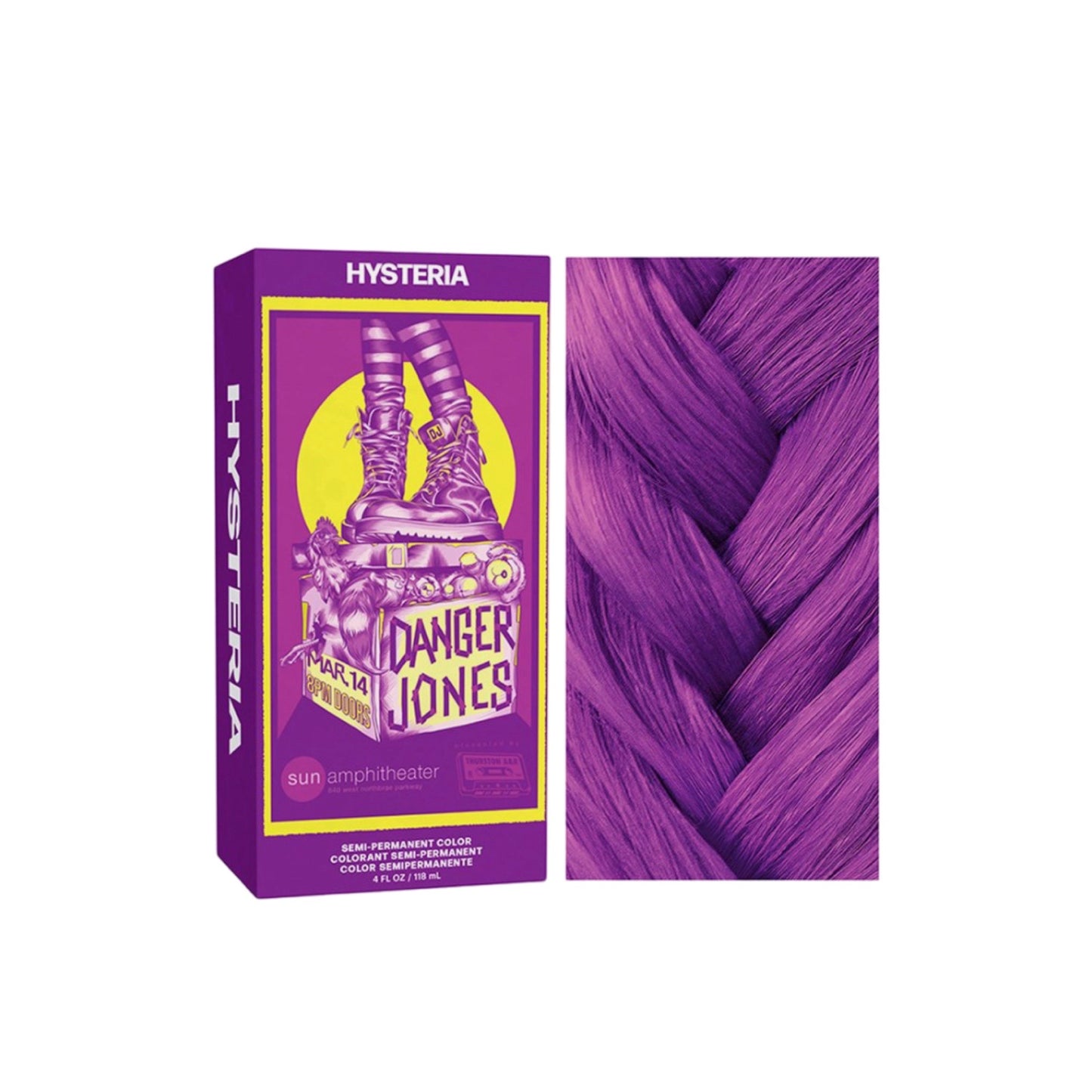 Danger Jones - Semi permanent color - Hysterie 118 ml