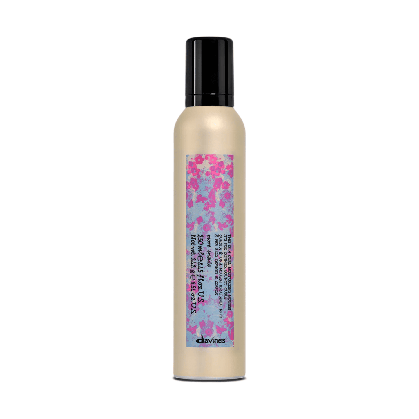 DAVINES - Curl Moisturizing Mousse 250ml. - Merle og Wilde ApS