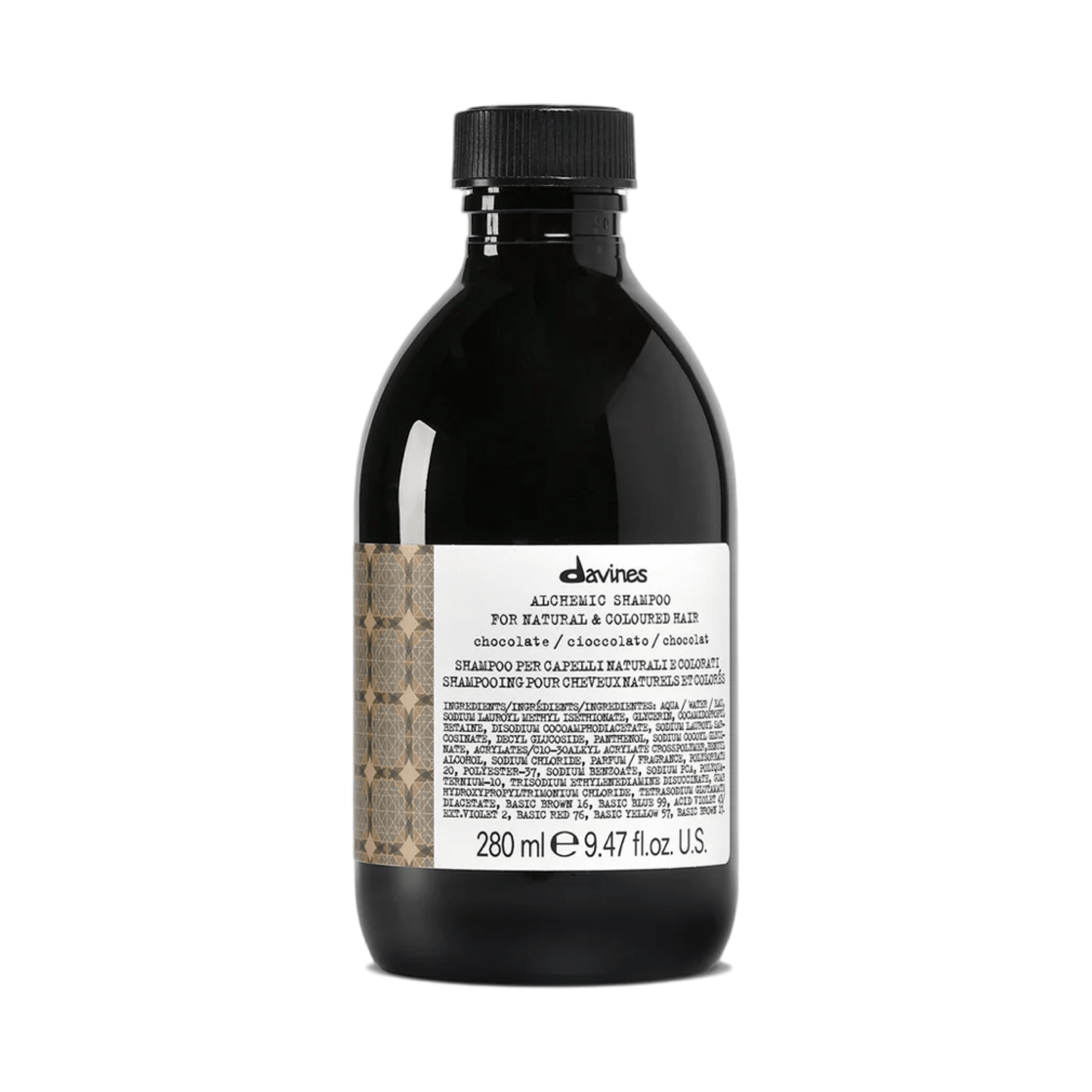 DAVINES ALCHEMIC - Shampoo Chocolate 280ml. - Merle og Wilde ApS