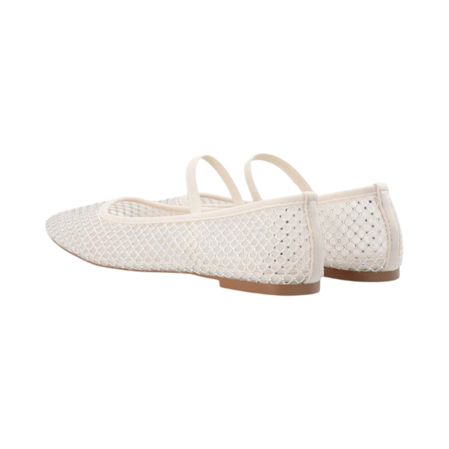 Bianco - Bialilja Ballerinaer mesh - off white - Merle og Wilde ApS