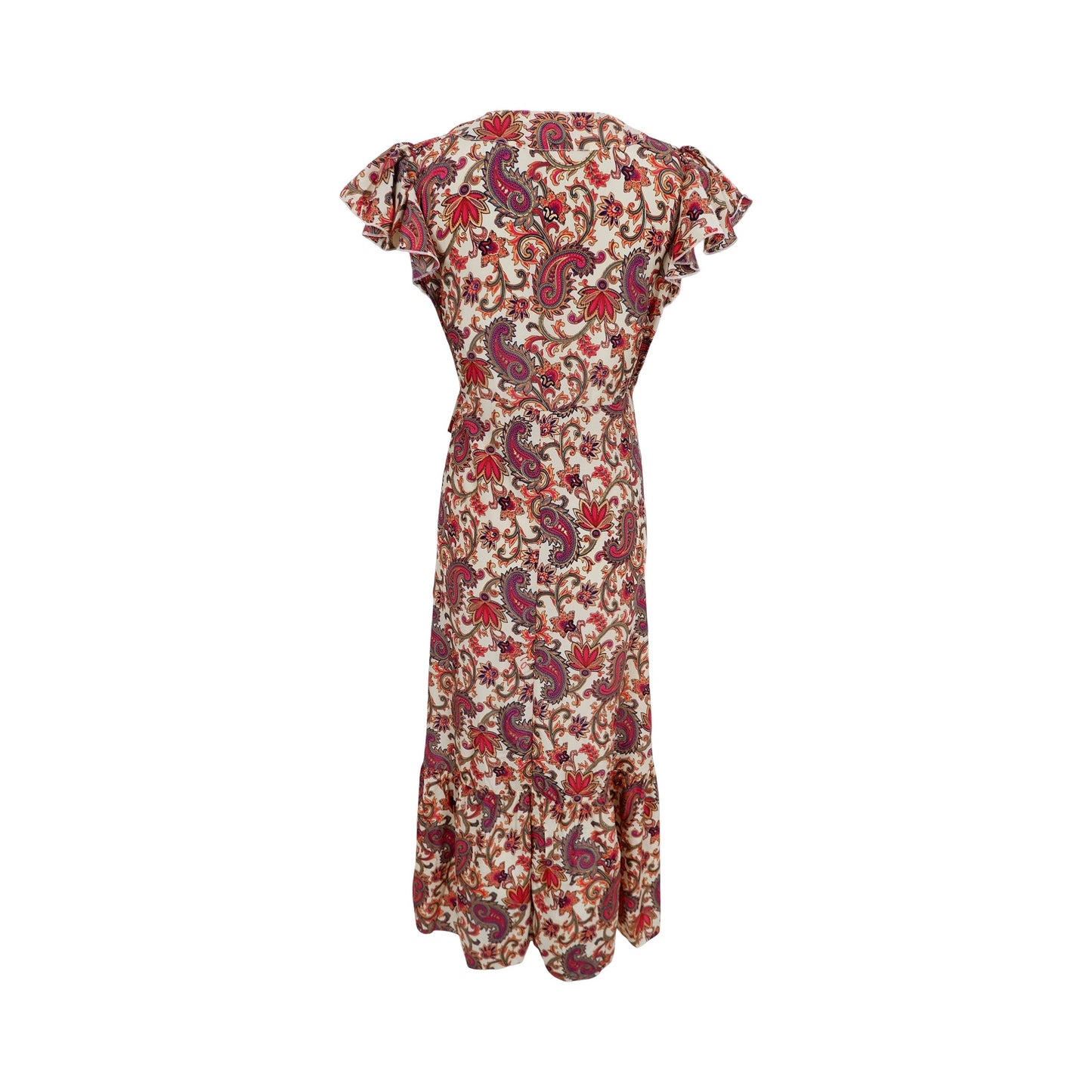 Black colour - BCluna flared wrap dress - vivid rouge - Merle og Wilde ApS