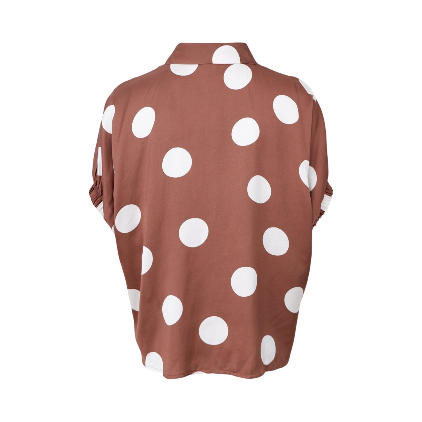 Black colour - Bcmabel shirt blouse - Mocca dot - Merle og Wilde ApS