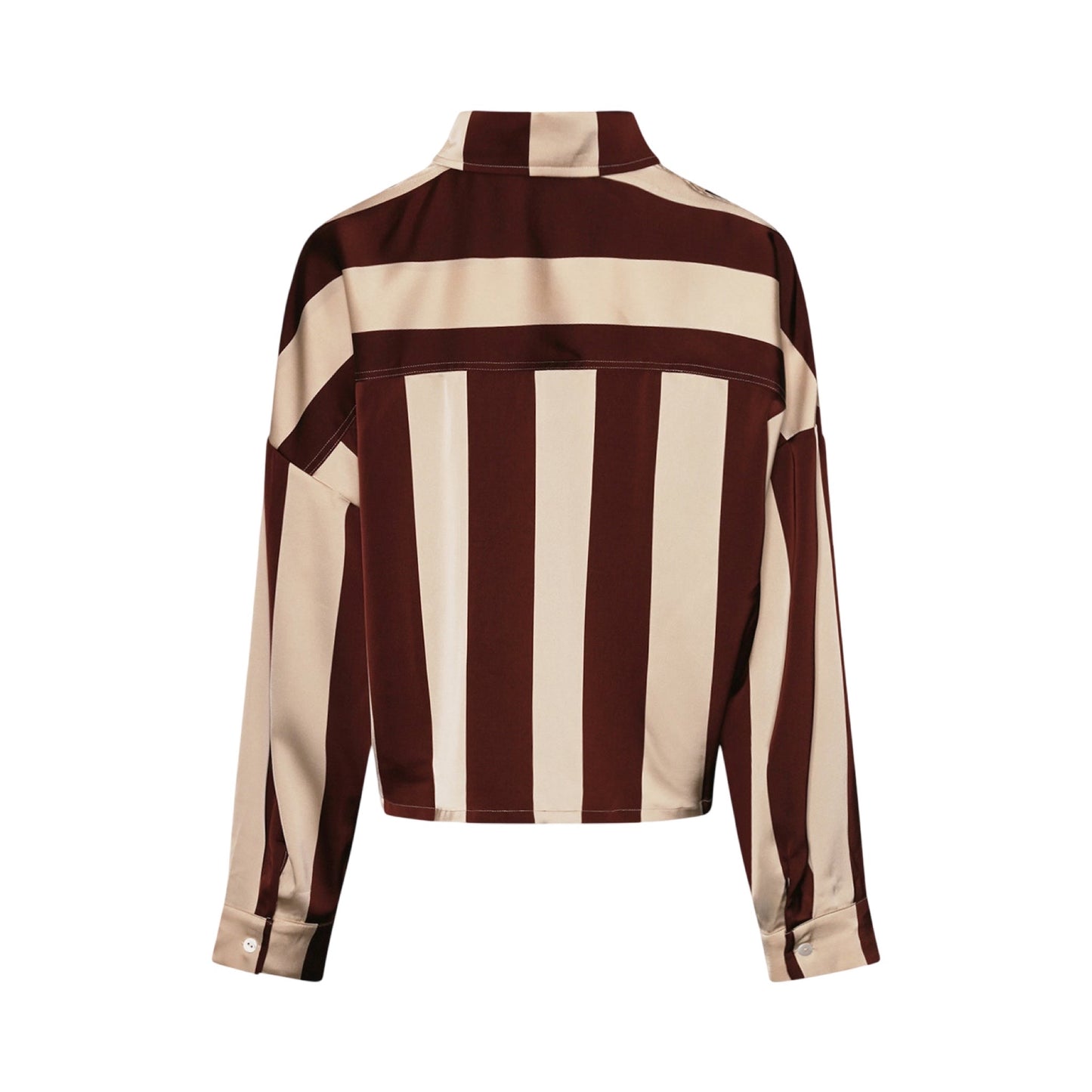 Noella - Liara N shirt - Mahogany ivory stripe - Merle og Wilde ApS