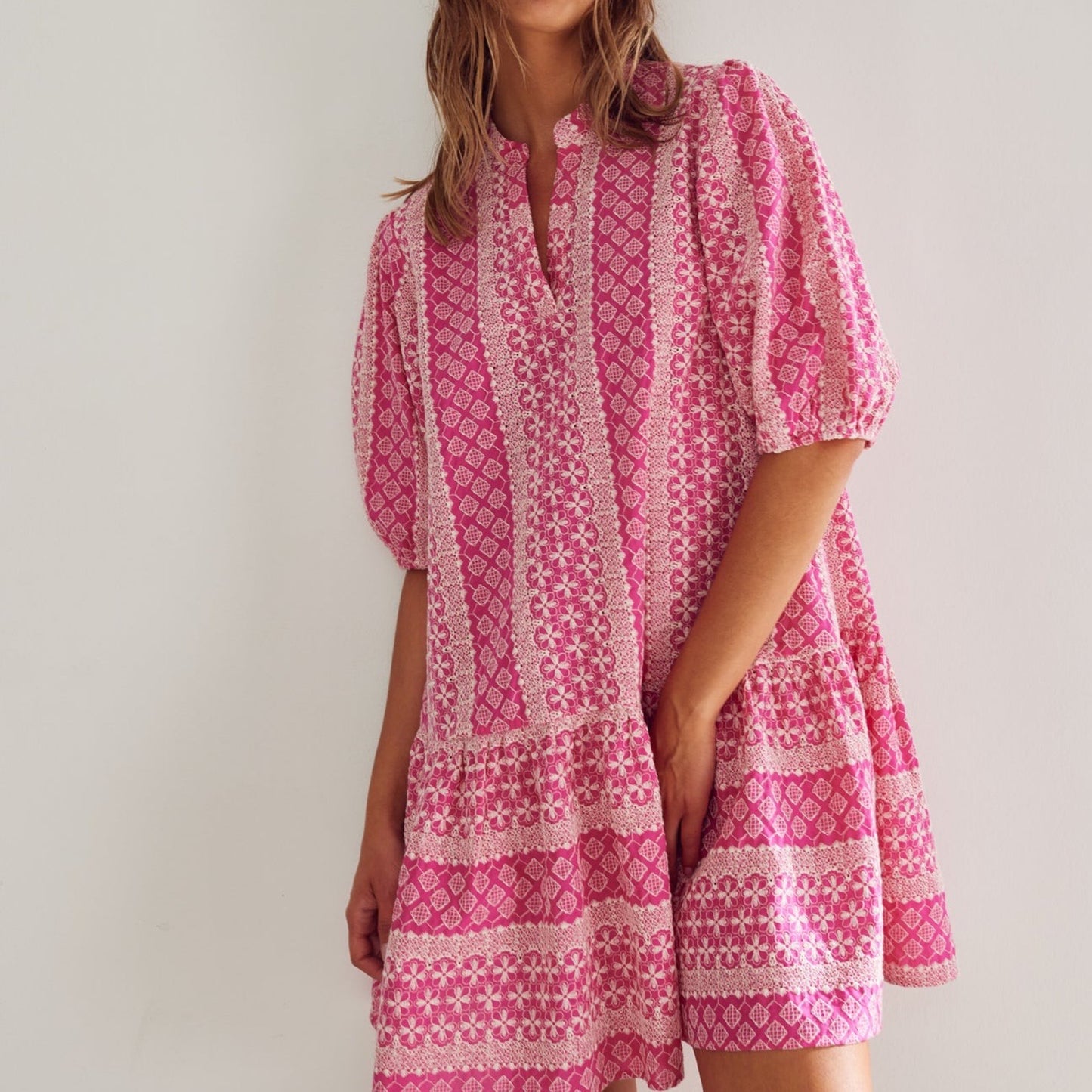 Noella - Lillianna Dress pink suger Combo - Merle og Wilde ApS