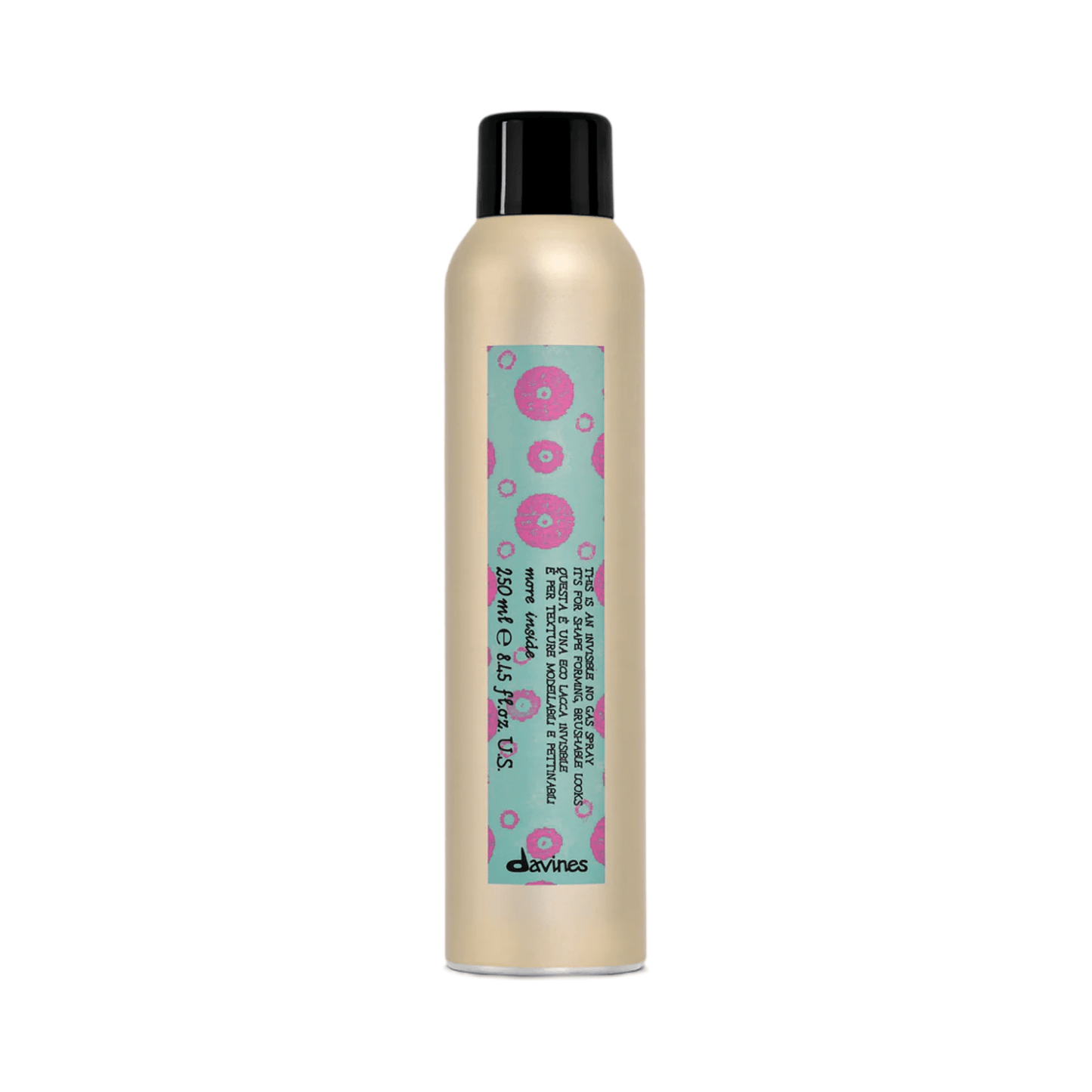 DAVINES - Invisible No Gas Spray 250ml. - Merle og Wilde ApS