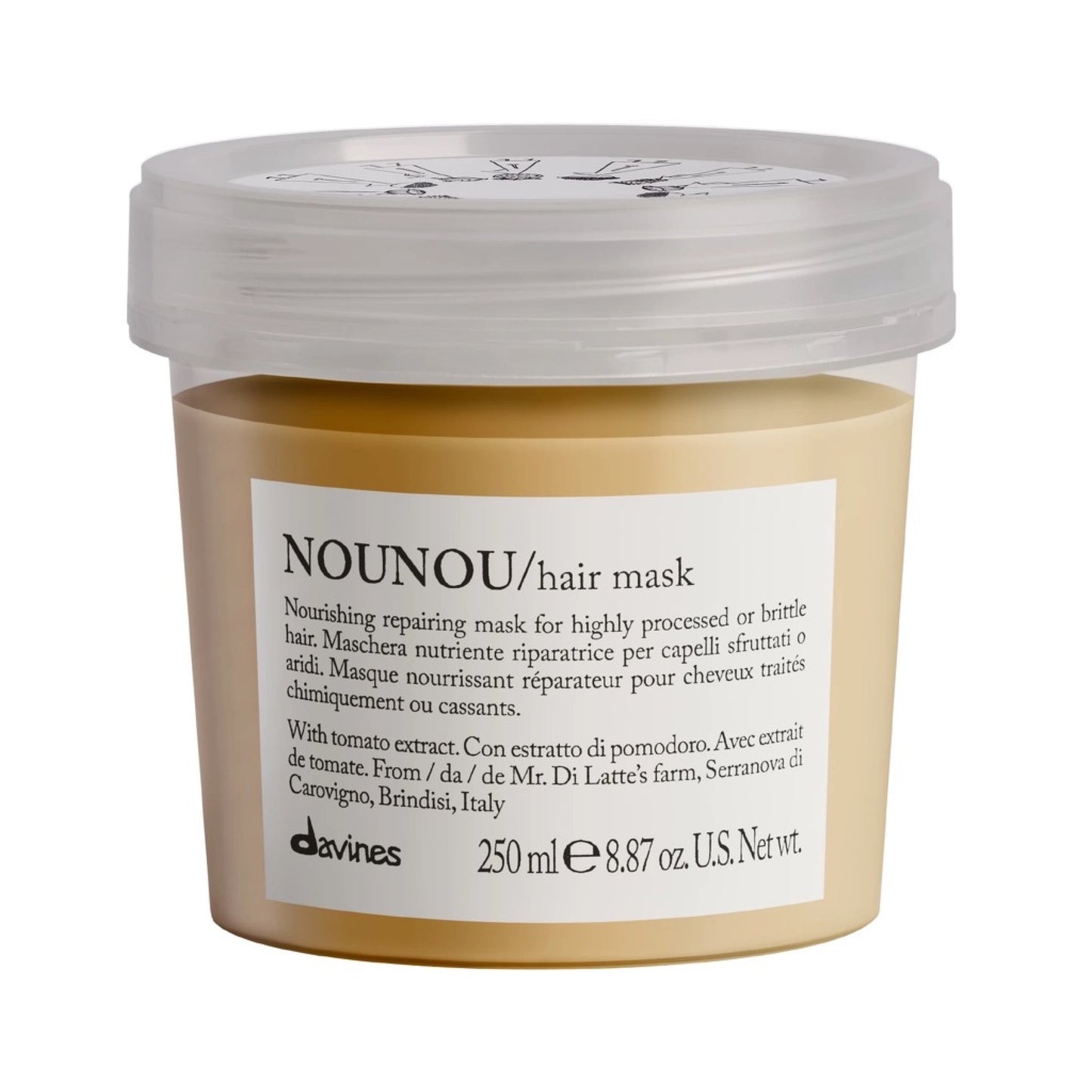NOUNOU - Hair Mask 250ml. - Merle og Wilde ApS