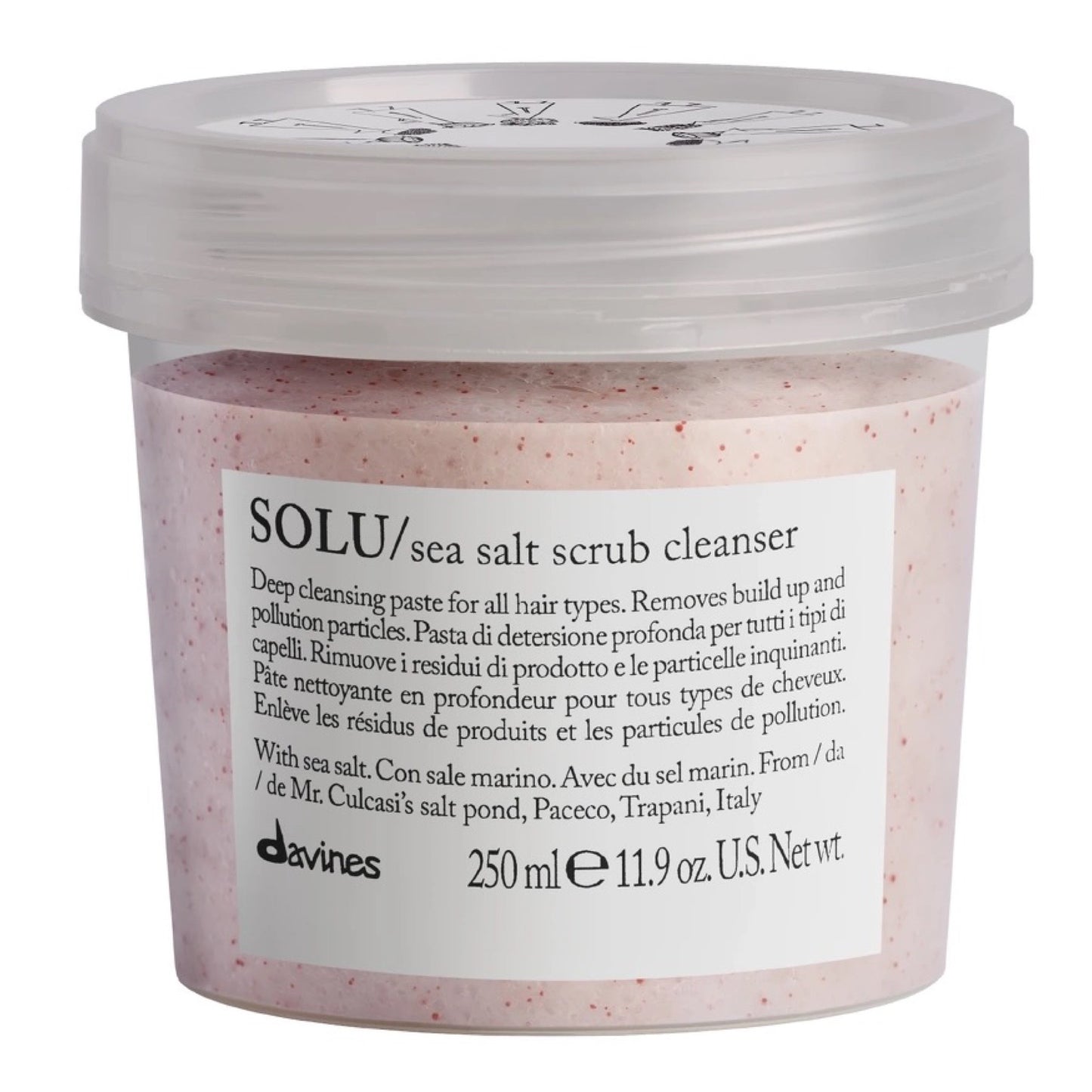 SOLU - Sea Salt Scrub Cleanser 250ml. - Merle og Wilde ApS