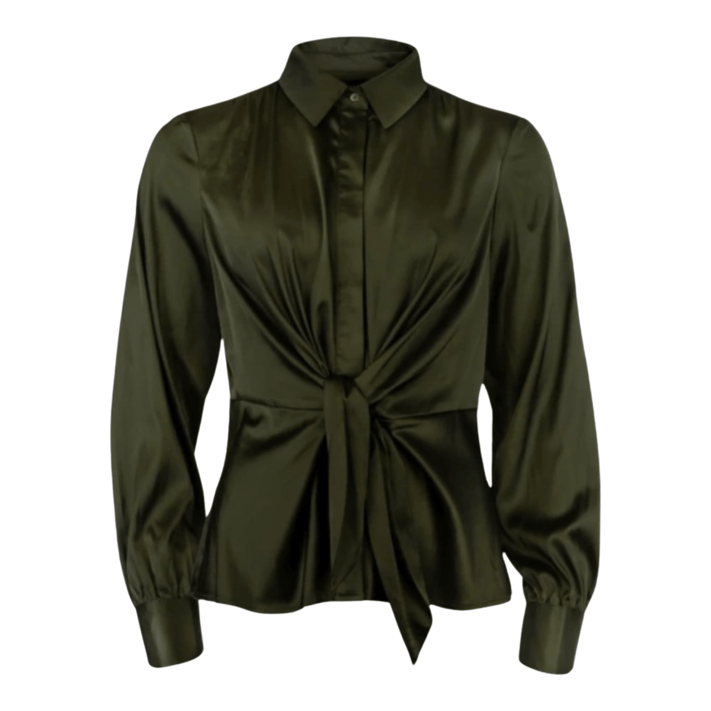 Liberte - Tie-Shirt - Army Sateen - Merle og Wilde
