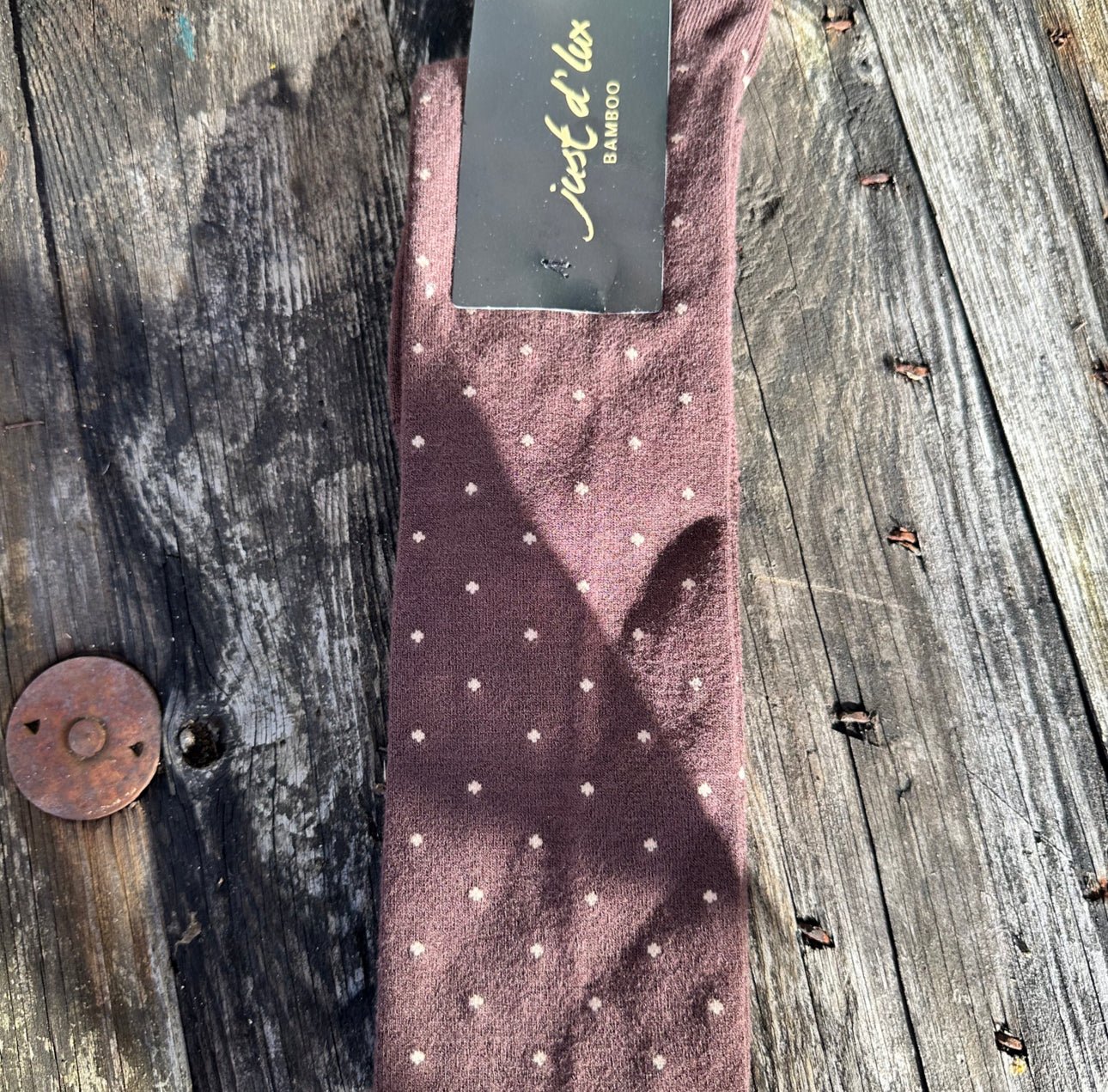 Just d’lux - Bomboo over knee strømpe - brun - Merle og Wilde