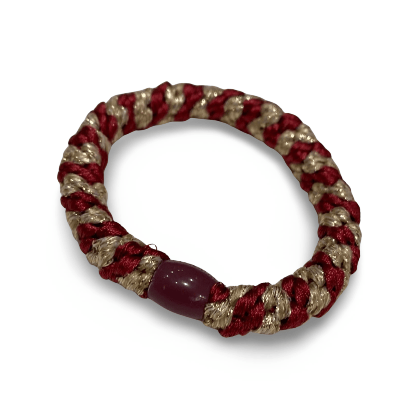 By Stær - hairties - Bordeaux/guld - Merle og Wilde