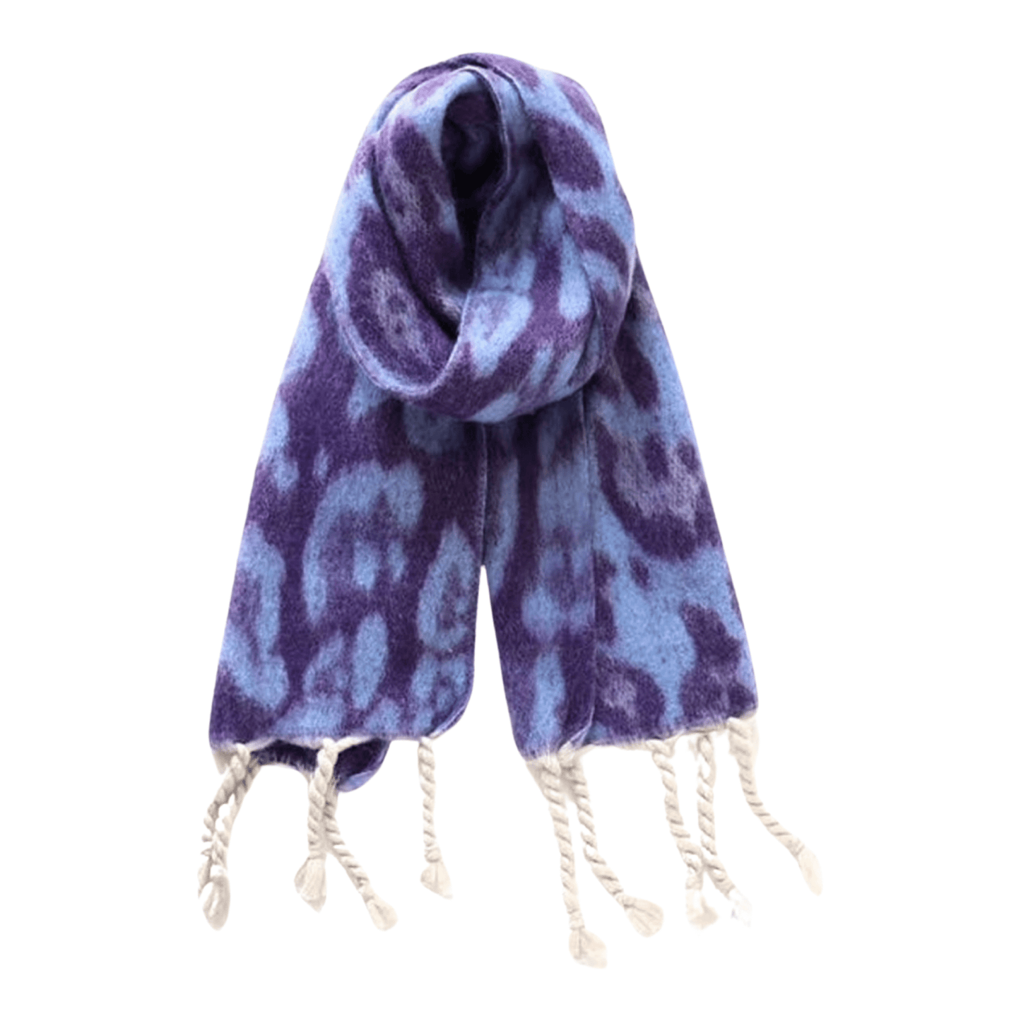 By stær - Halstørklæde - blå/lilla - Merle og Wilde