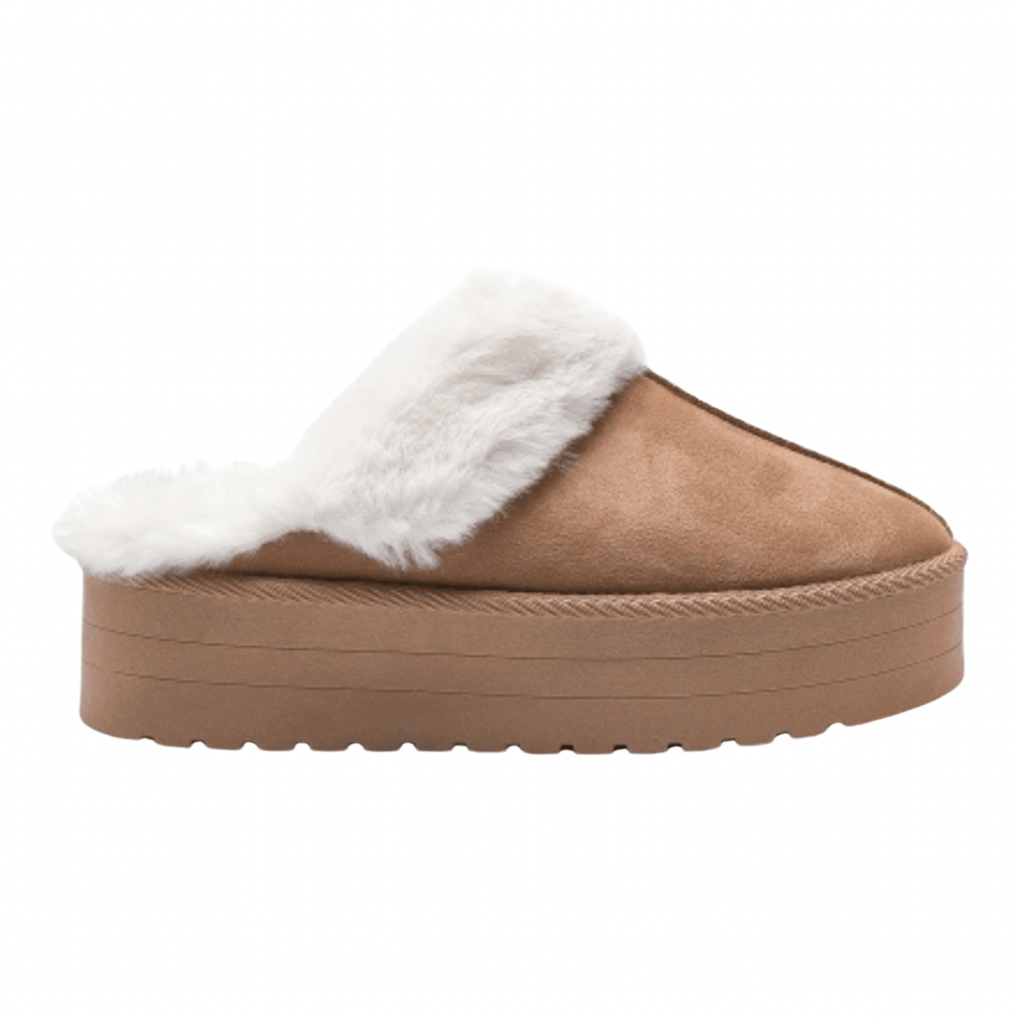 Ideal Shoes - sutsko Camel 6437 - Merle og Wilde