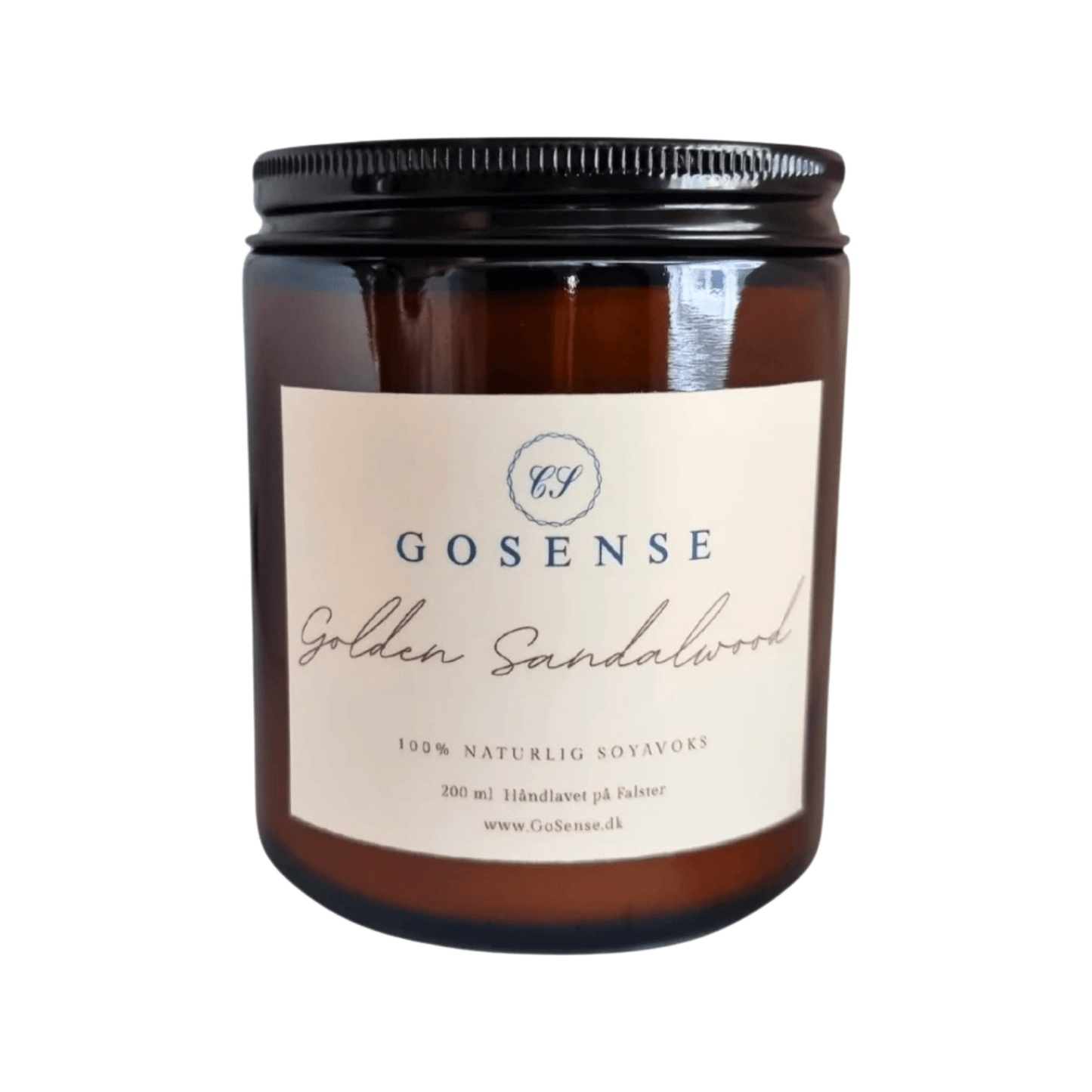 Gosense - Soya duftlys Golden sandalwood 200 ml - Merle og Wilde