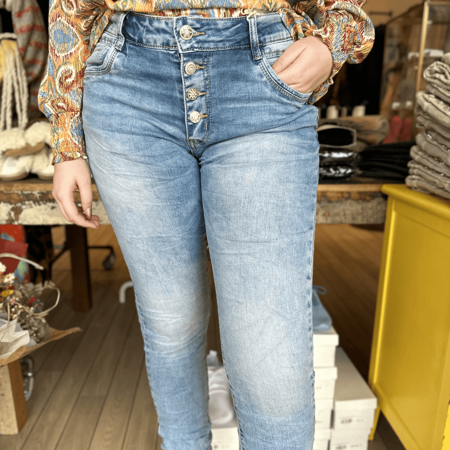Jewellly - JW2317 - Jeans blå - Merle og Wilde