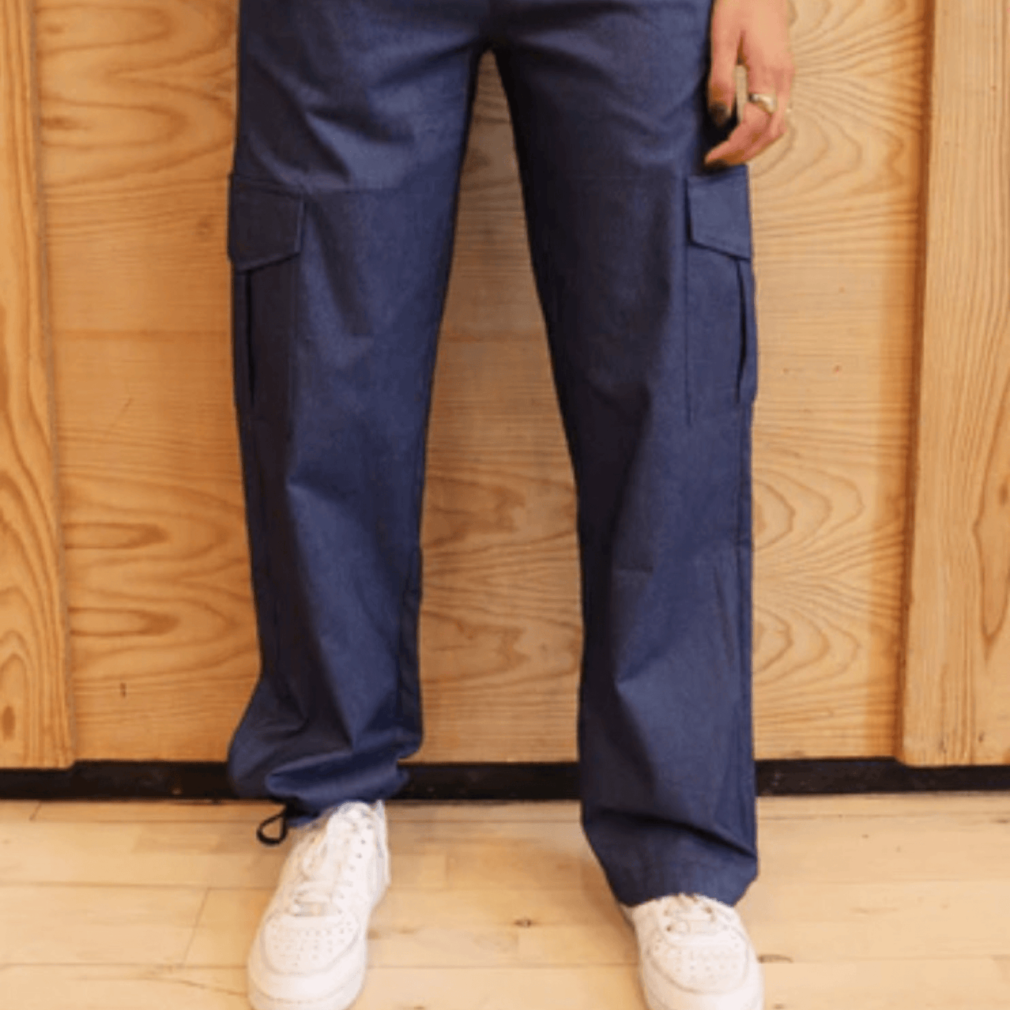 Liberte - Dana Cargo pants - Demin blue