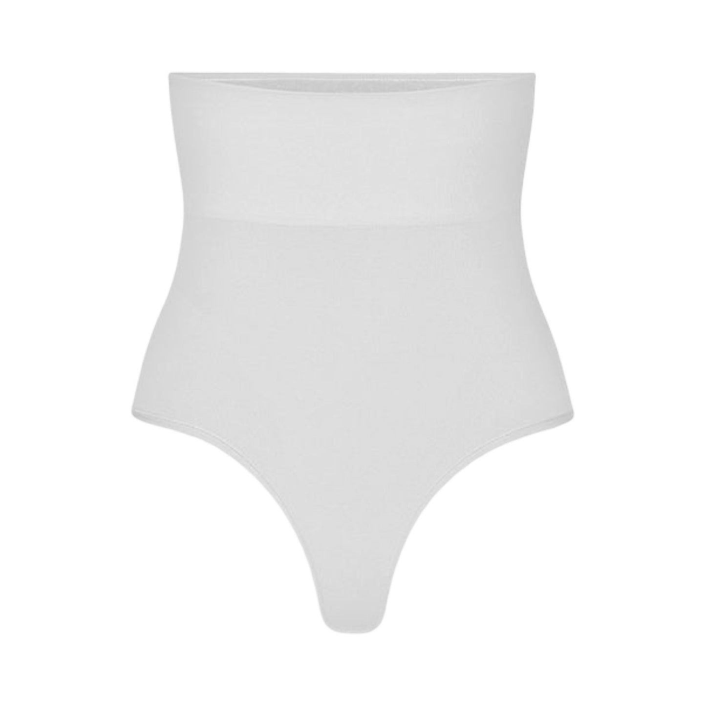 Lykkeland atelier - Second skin high waist thong - White - Merle og Wilde ApS