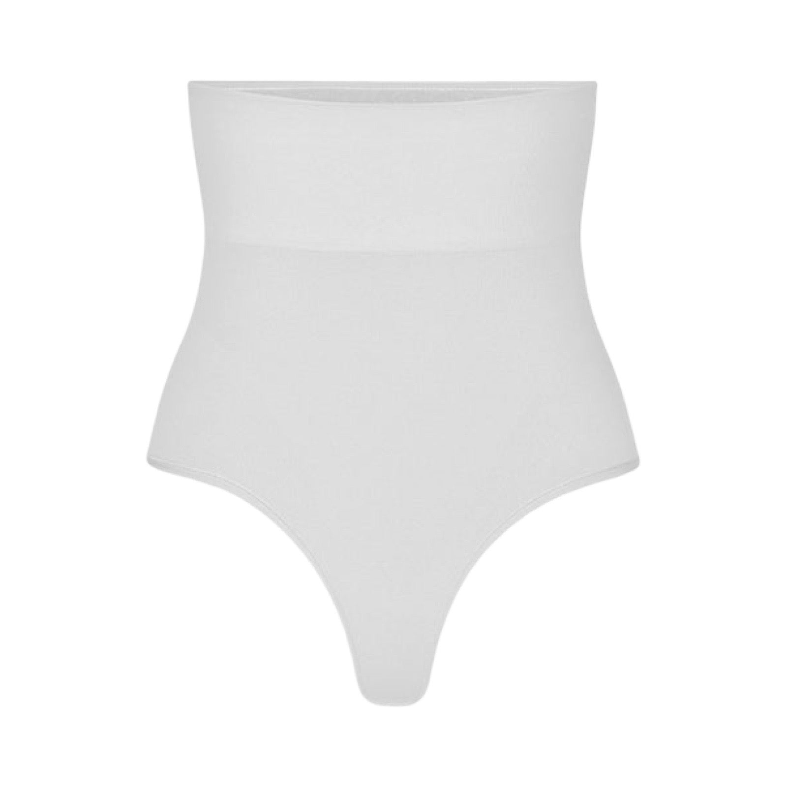 Lykkeland atelier - Second skin high waist thong - White - Merle og Wilde ApS