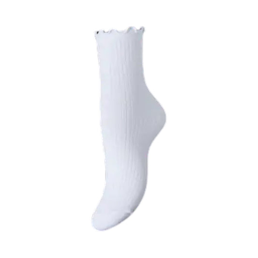 Pieces - PCafia Socks noos - White - Merle og Wilde ApS