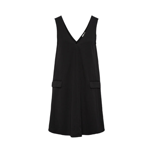 Preorder dec. - YASmalea SL dress s. Noos - Black - Merle og Wilde ApS