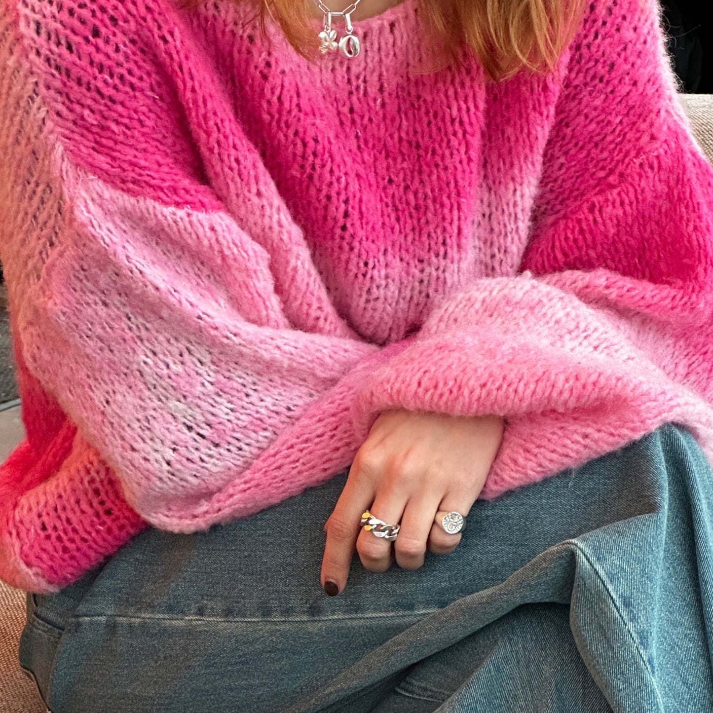 Noella - Kiela Knit - pink fade