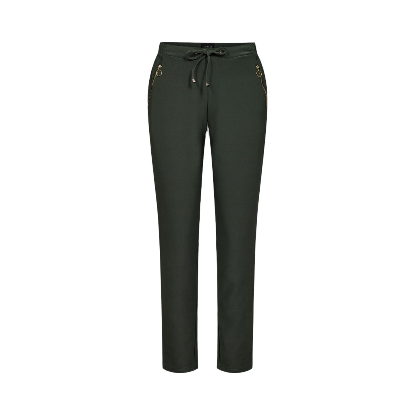 Liberte - Henne - zip - pants - army - Merle og Wilde ApS