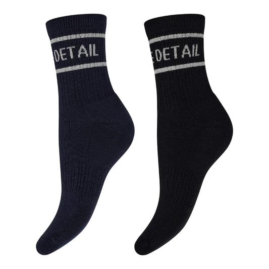 Hype The details - Tennis Socks 2-pak - Black/blue