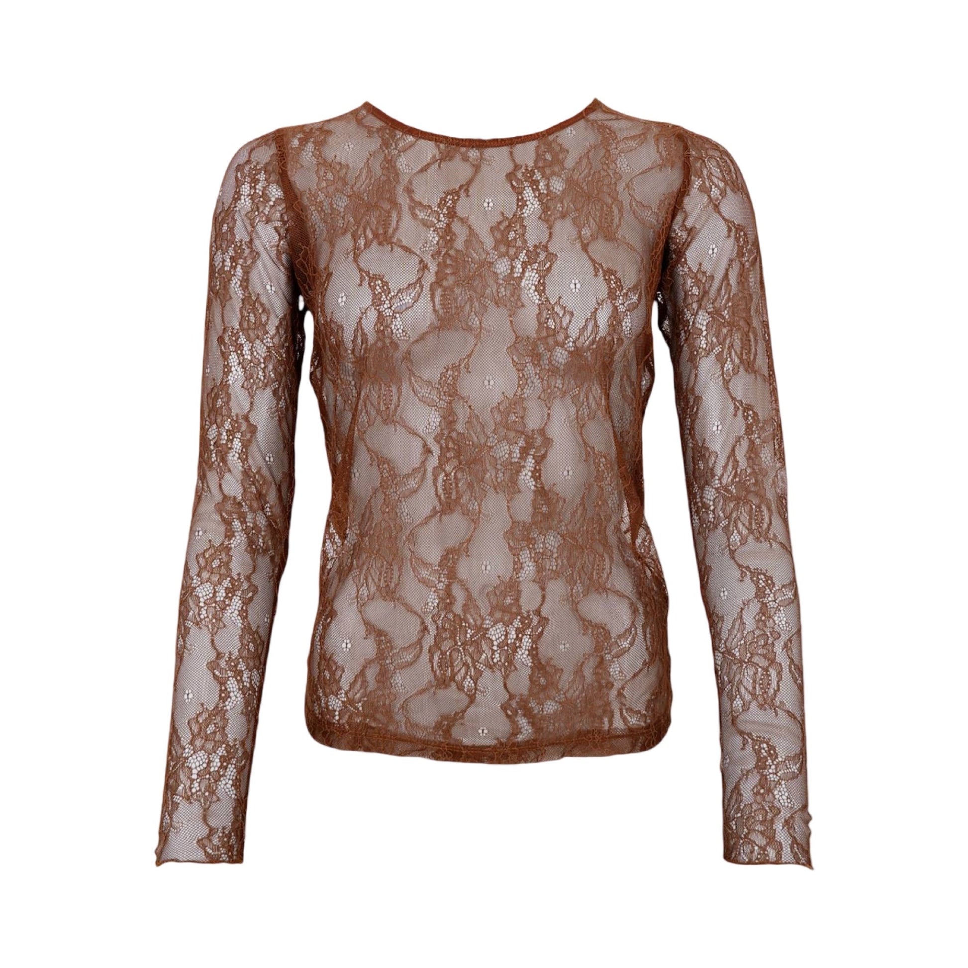 Black colour - BClara lace blouse - coffe - Merle og Wilde ApS