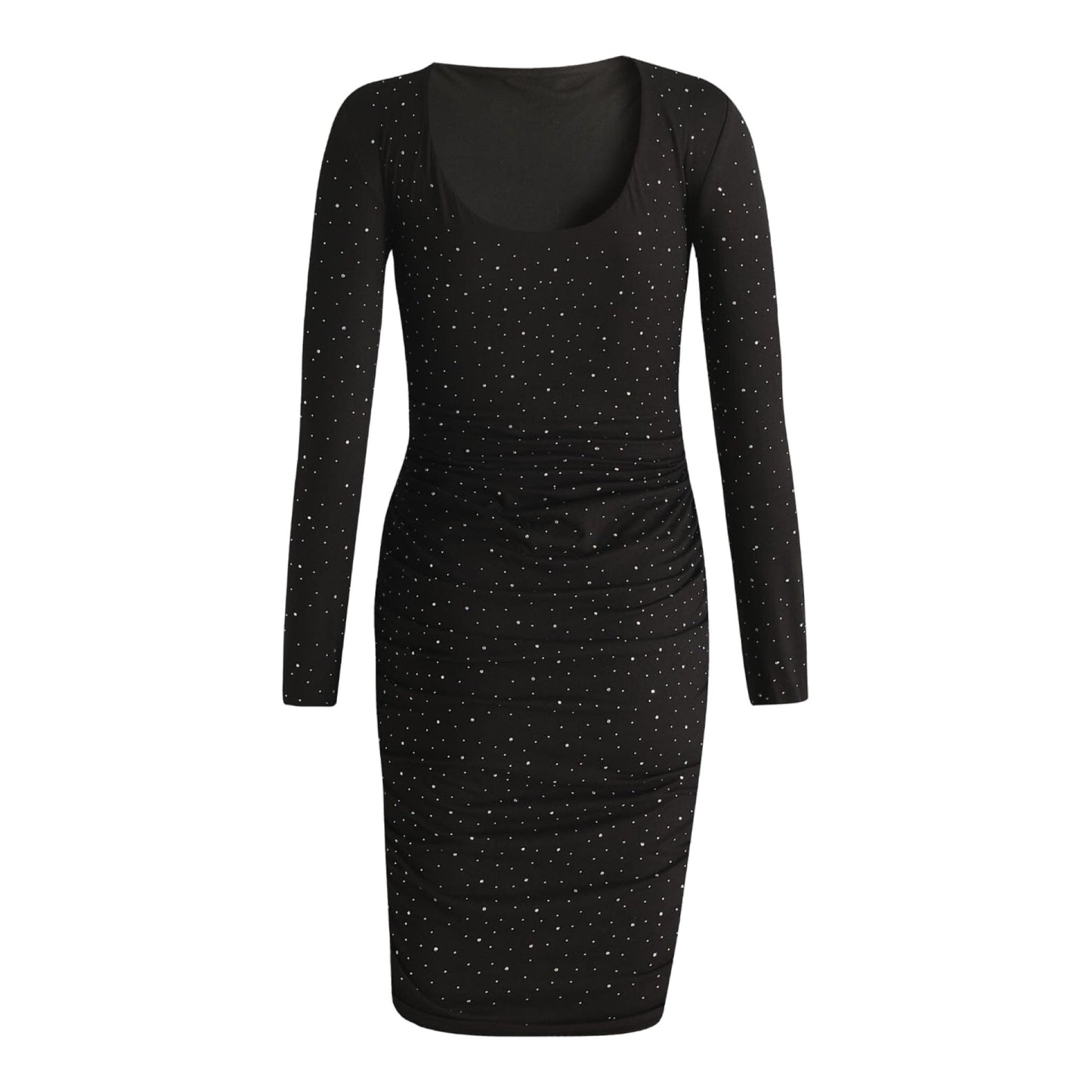 Liberte - Alma-LS-Turn-dress - Black simili